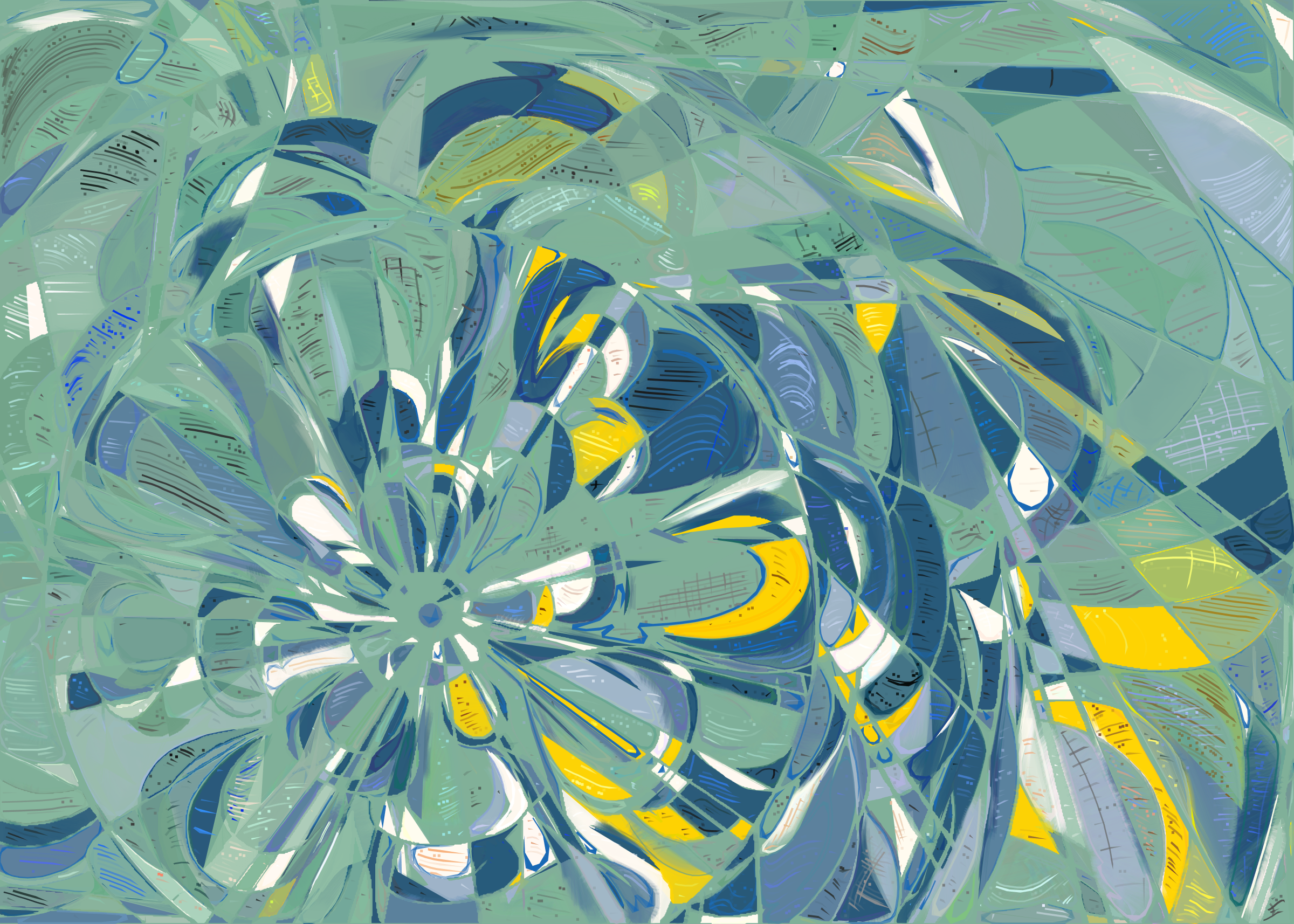 Art Blocks - Art Blocks v2 - Running Moon #454 - NFT # 334000454