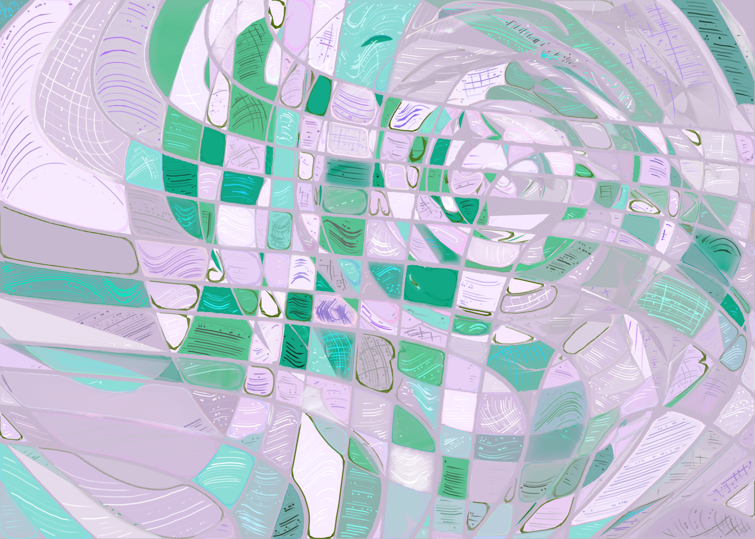 Art Blocks - Art Blocks v2 - Running Moon #458 - NFT # 334000458