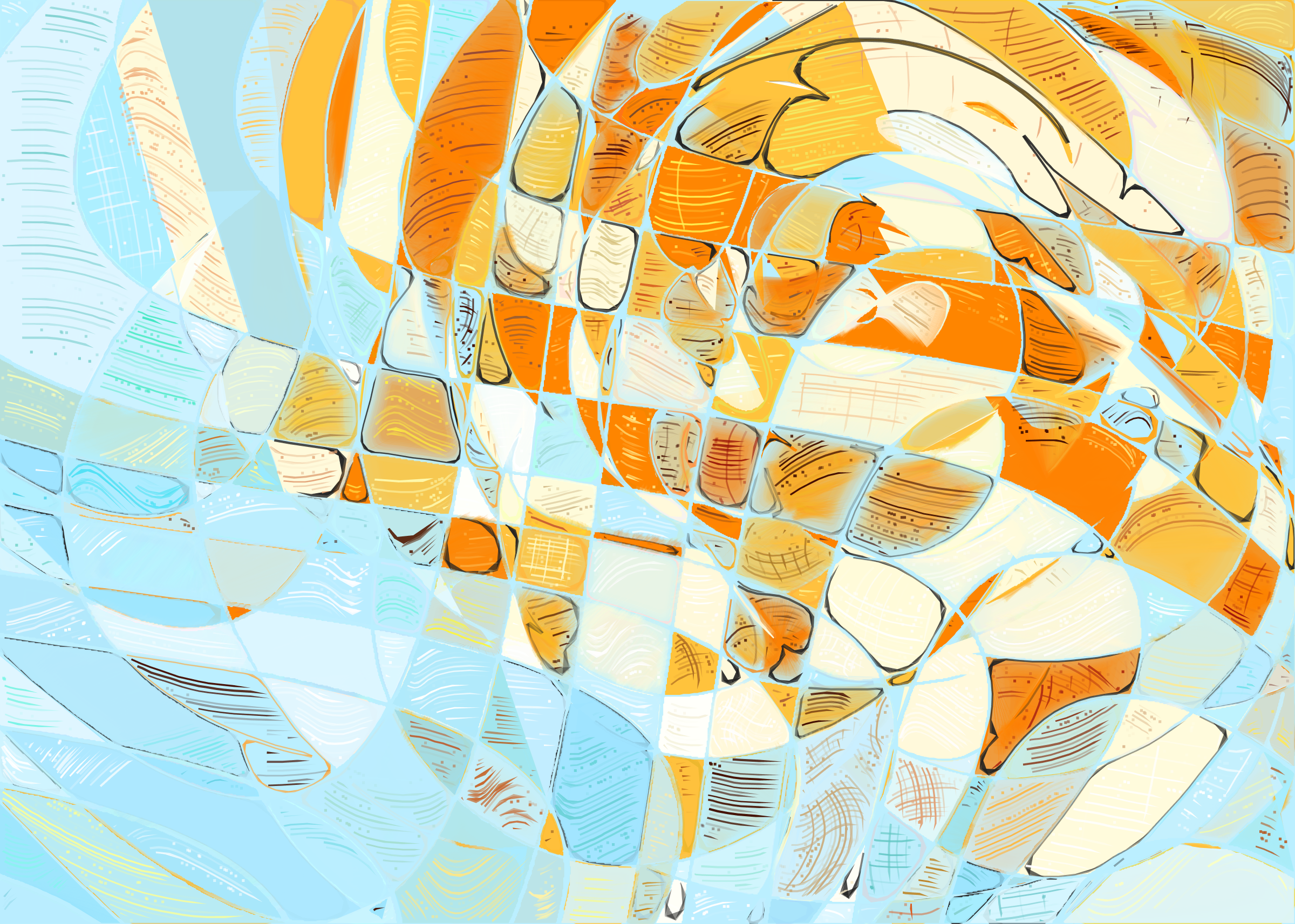 Art Blocks - Art Blocks v2 - Running Moon #459 - NFT # 334000459