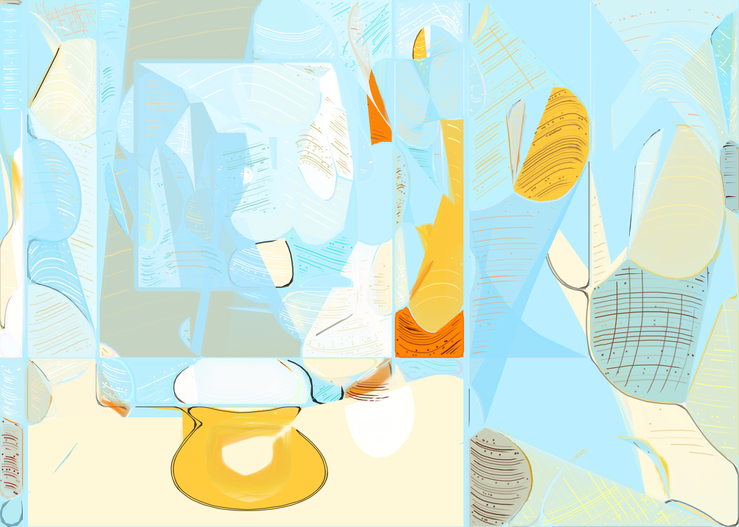 Art Blocks - Art Blocks v2 - Running Moon #462 - NFT # 334000462