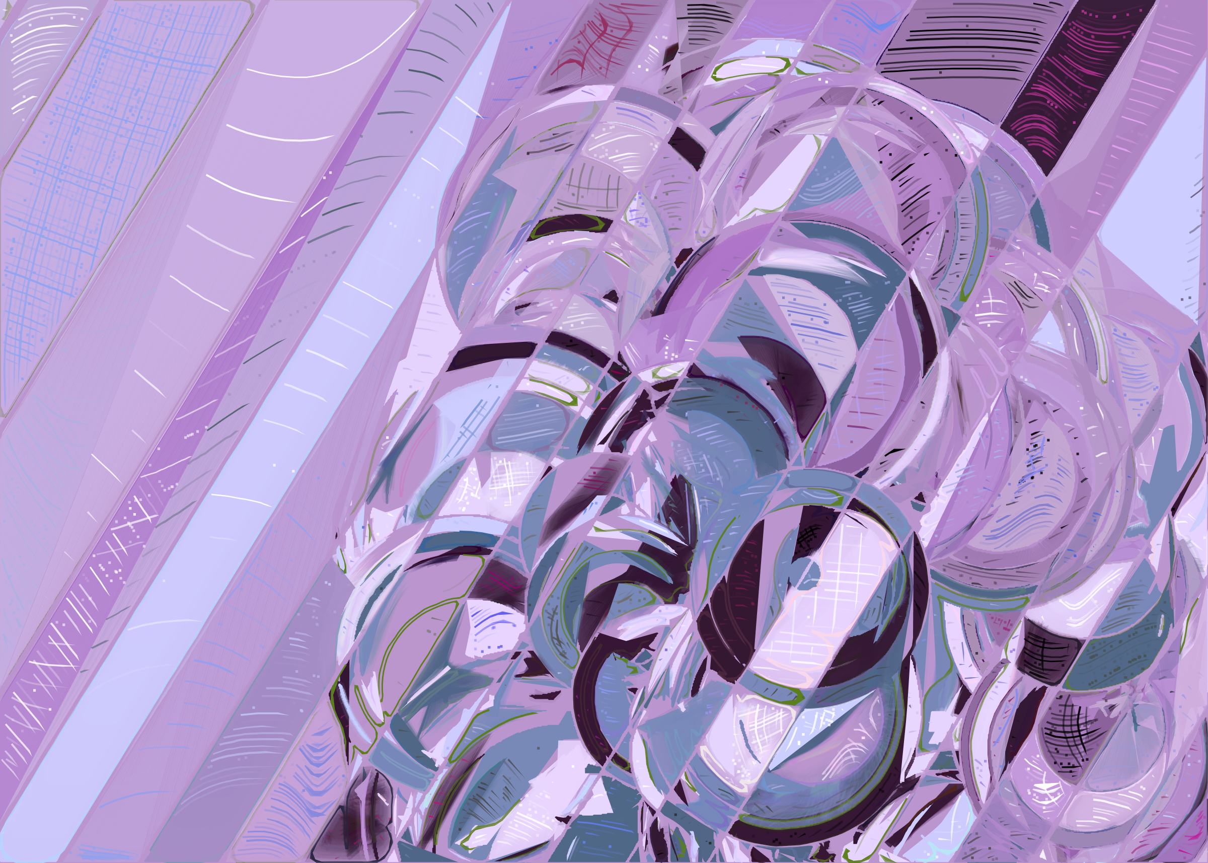 Art Blocks - Art Blocks v2 - Running Moon #471 - NFT # 334000471