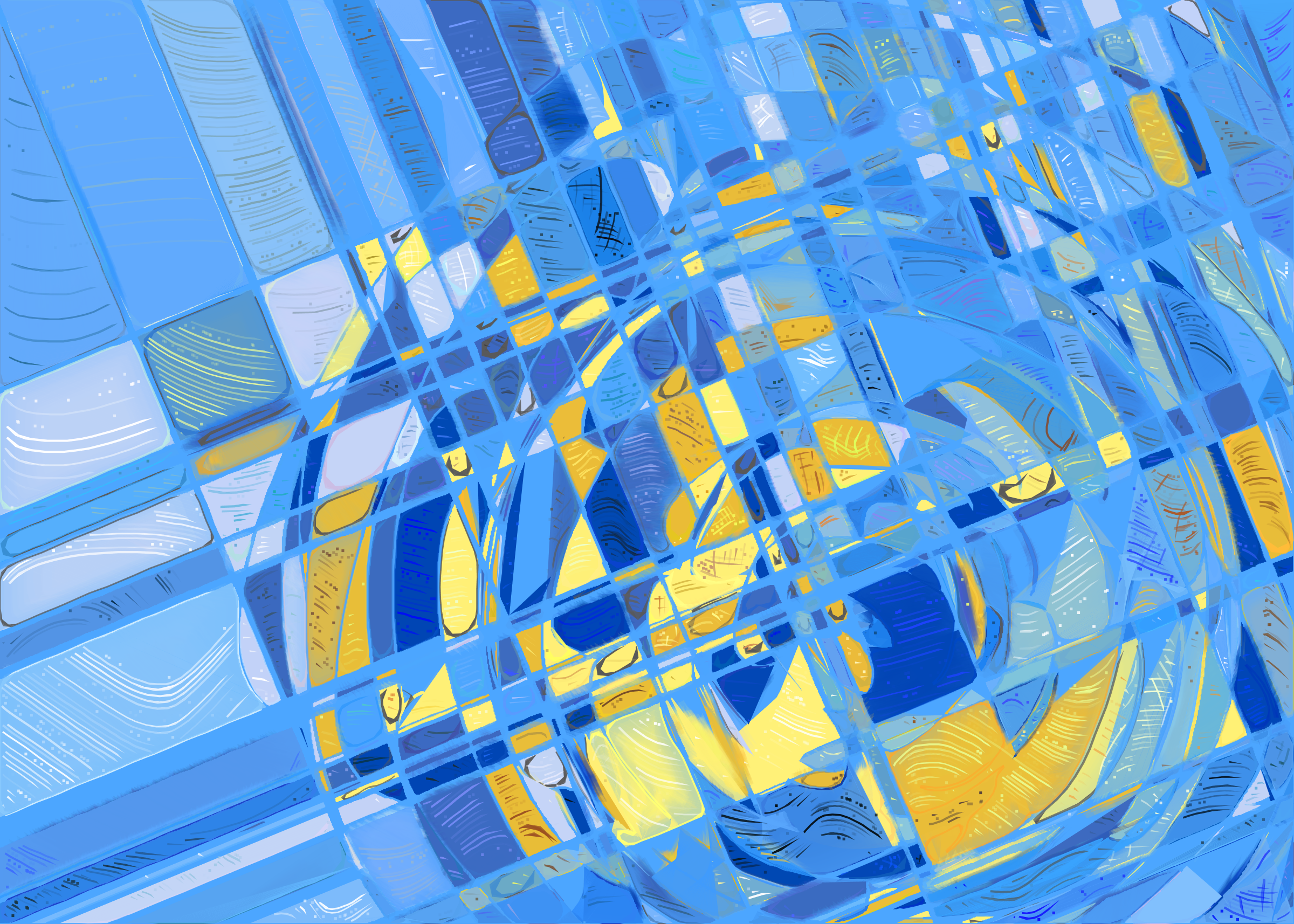 Art Blocks - Art Blocks v2 - Running Moon #472 - NFT # 334000472