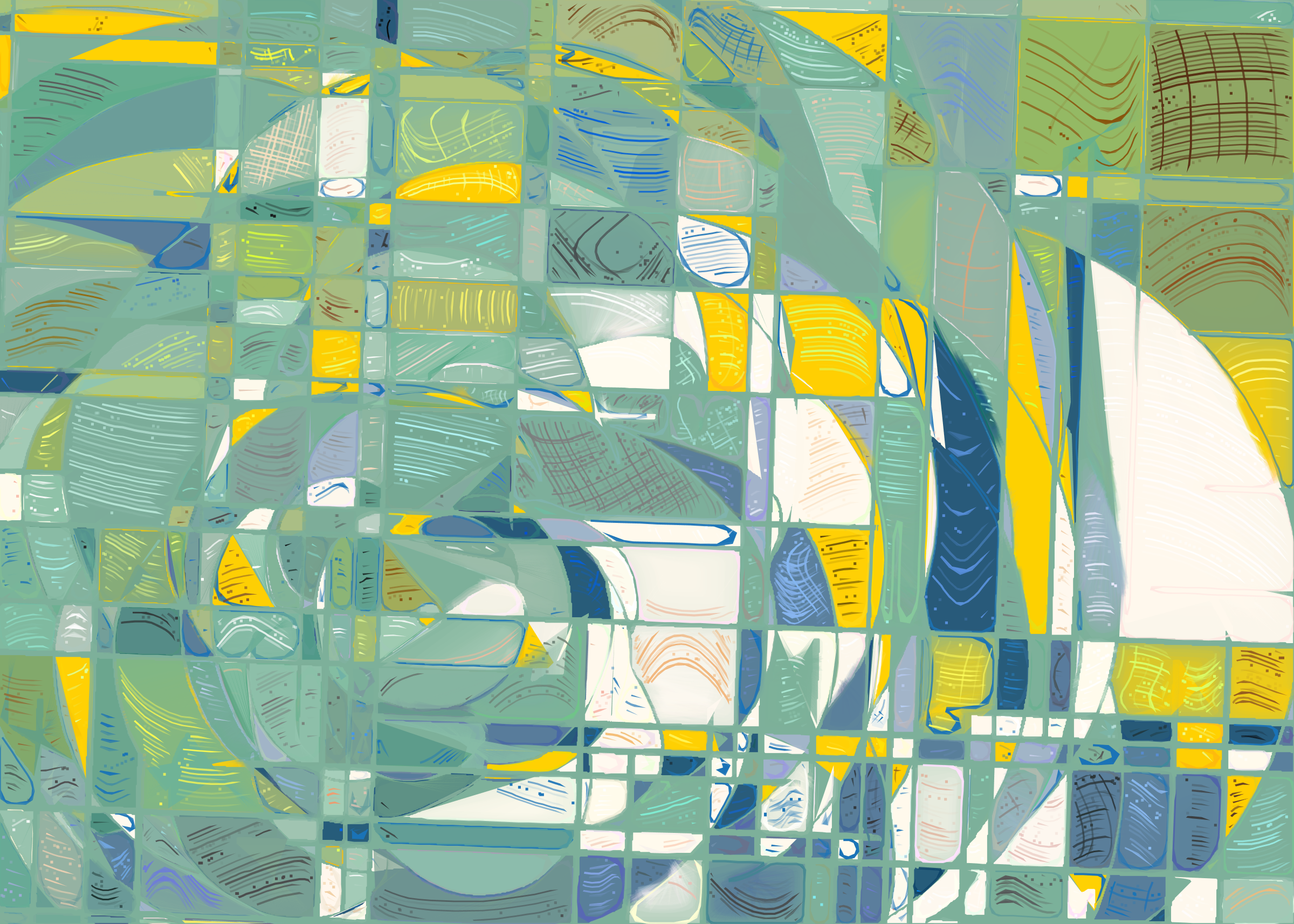 Art Blocks - Art Blocks v2 - Running Moon #473 - NFT # 334000473