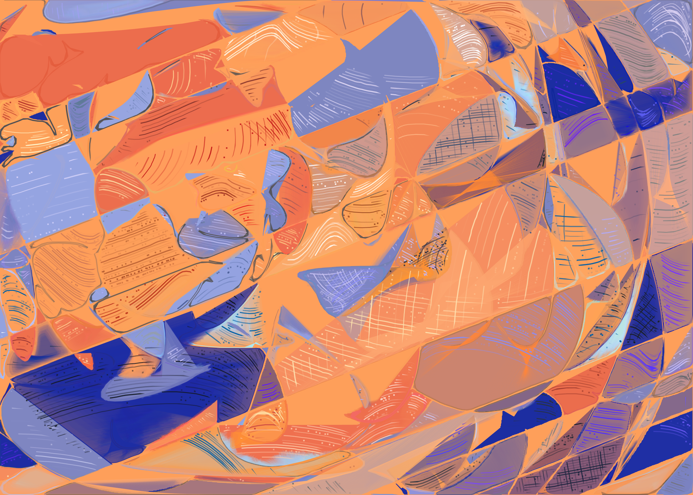 Art Blocks - Art Blocks v2 - Running Moon #474 - NFT # 334000474