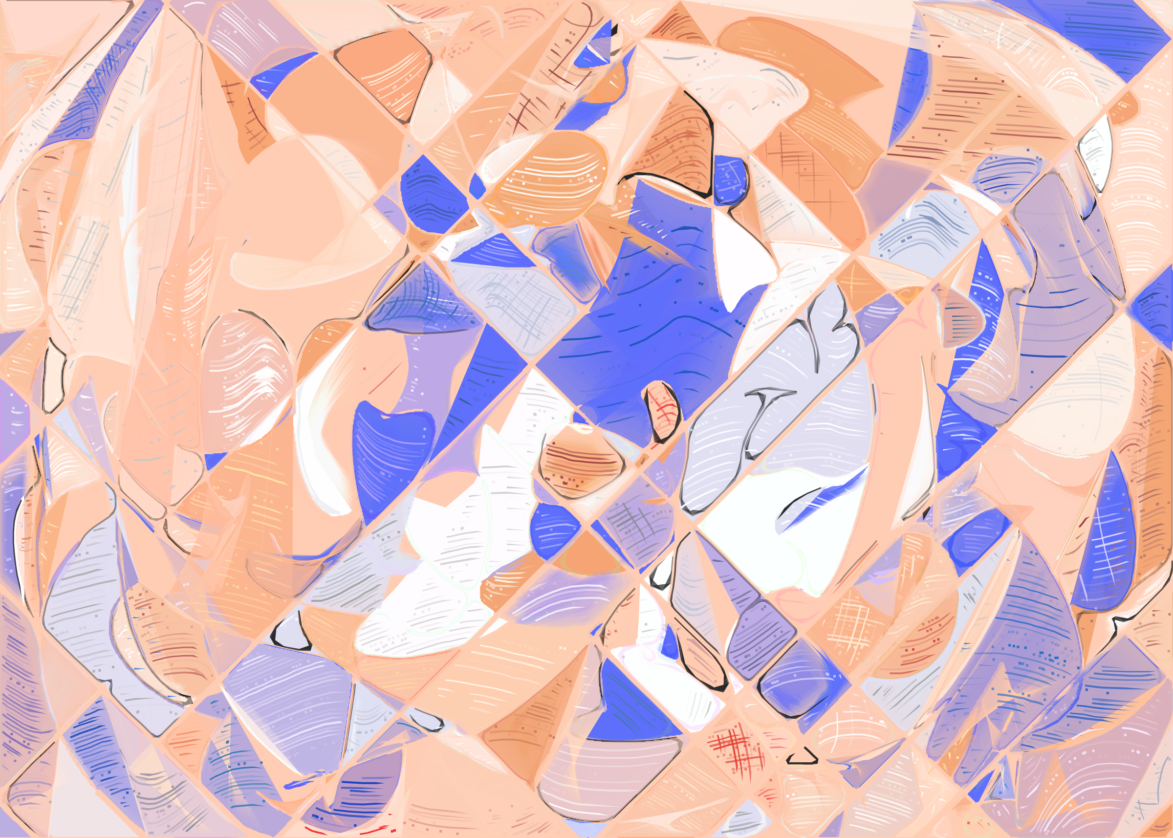 Art Blocks - Art Blocks v2 - Running Moon #483 - NFT # 334000483