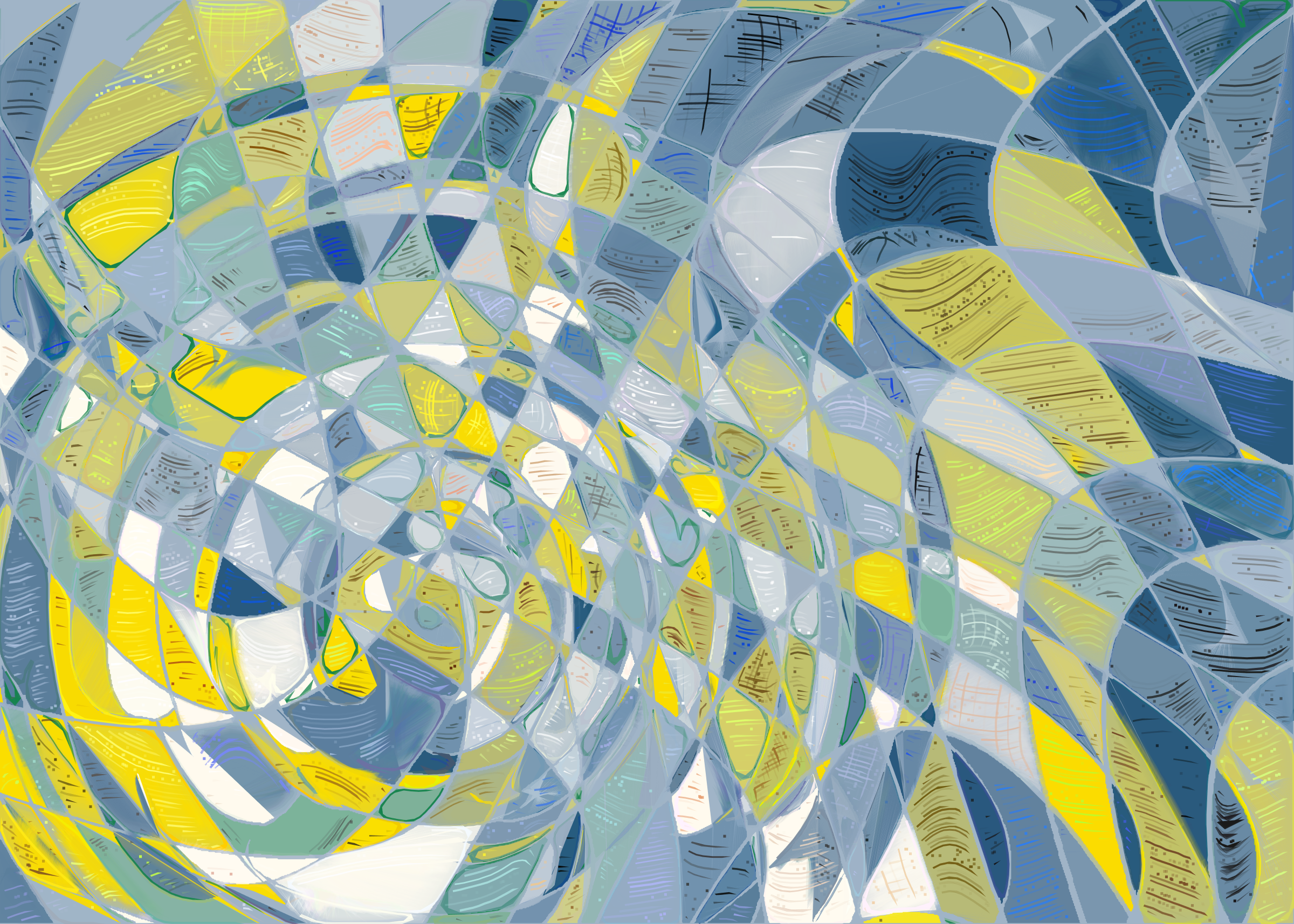 Art Blocks - Art Blocks v2 - Running Moon #484 - NFT # 334000484