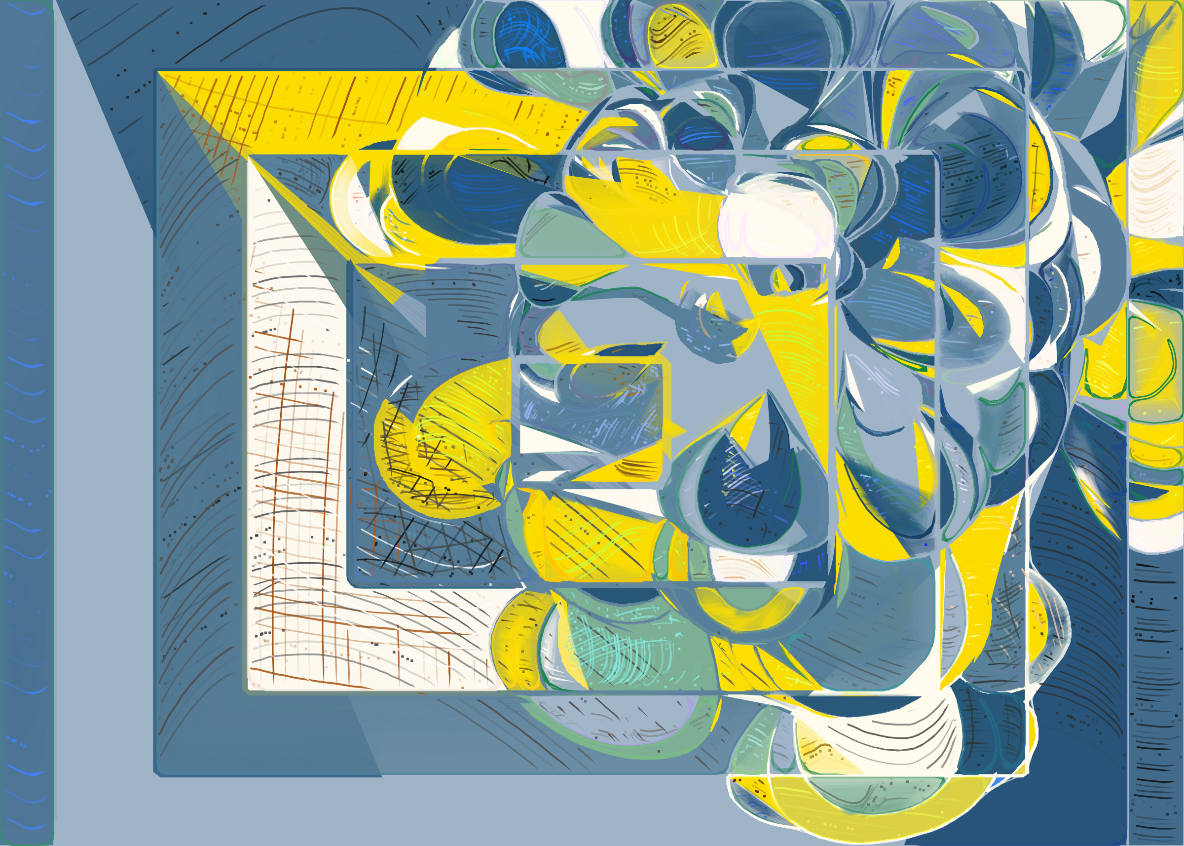 Art Blocks - Art Blocks v2 - Running Moon #487 - NFT # 334000487