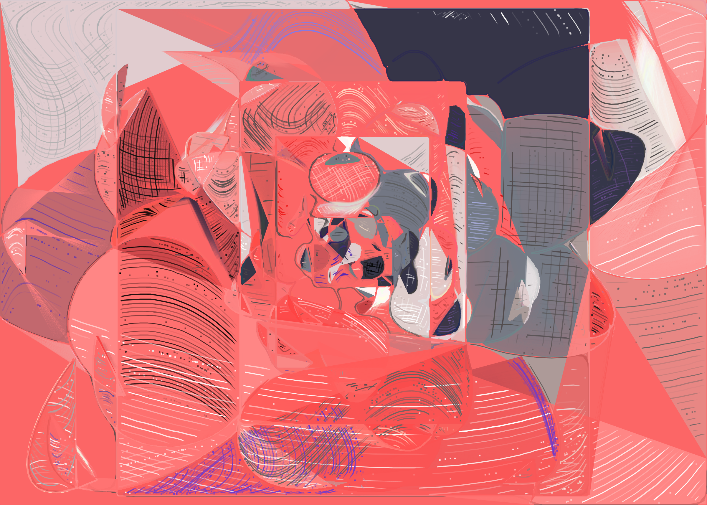 Art Blocks - Art Blocks v2 - Running Moon #488 - NFT # 334000488