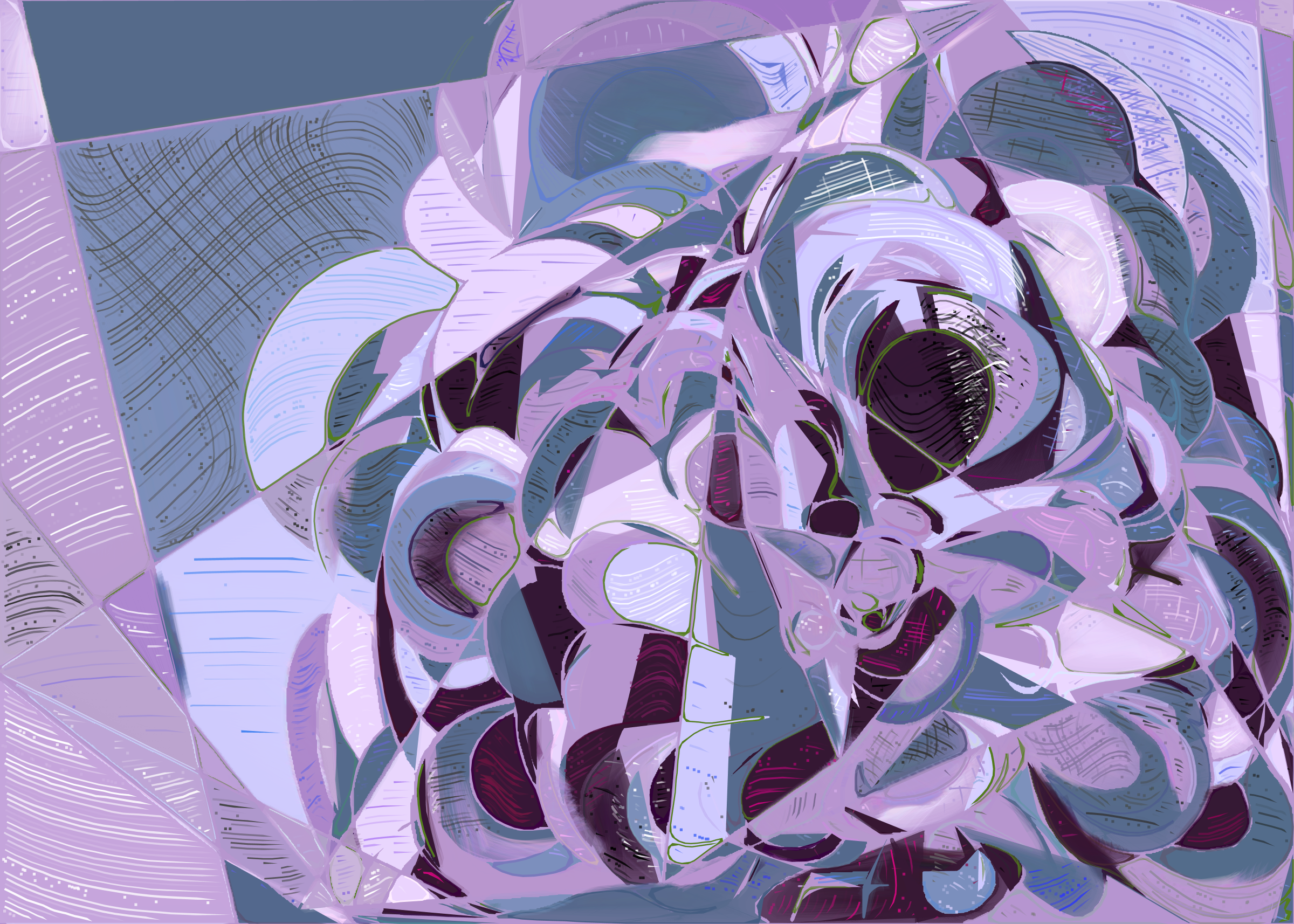 Art Blocks - Art Blocks v2 - Running Moon #492 - NFT # 334000492