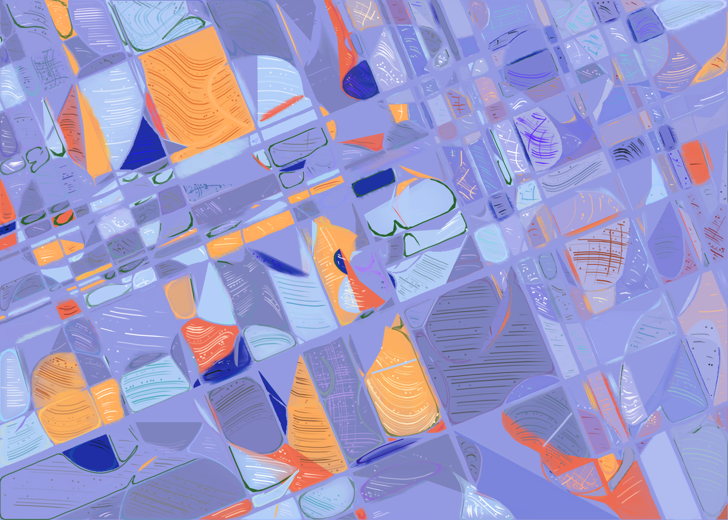 Art Blocks - Art Blocks v2 - Running Moon #496 - NFT # 334000496