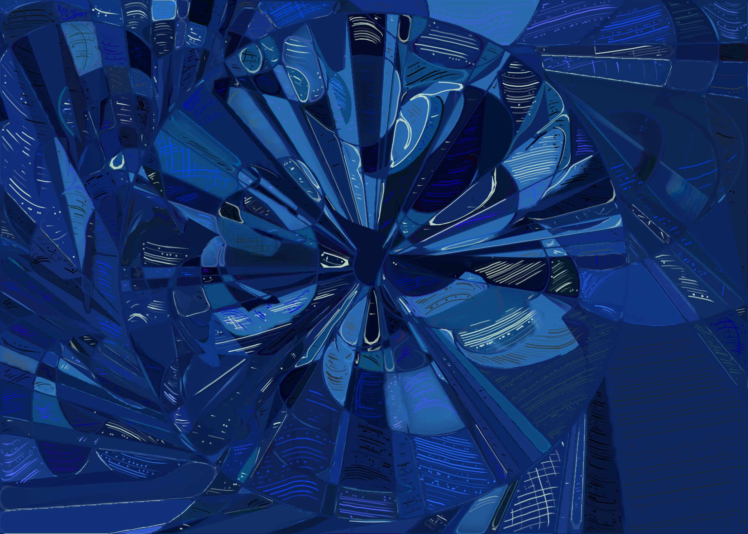 Art Blocks - Art Blocks v2 - Running Moon #497 - NFT # 334000497