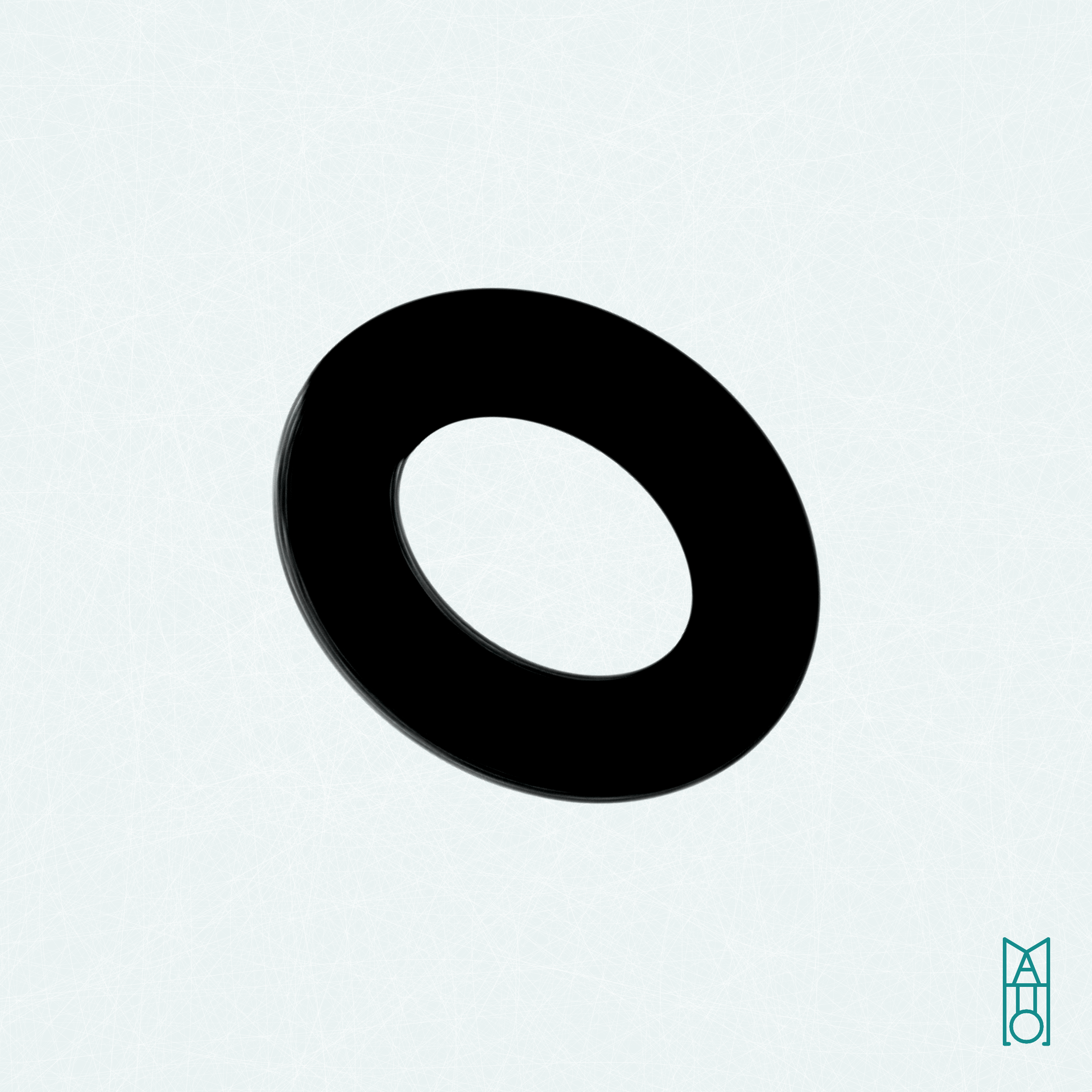 Art Blocks - Art Blocks v2 - Ensō #3 - NFT # 34000003