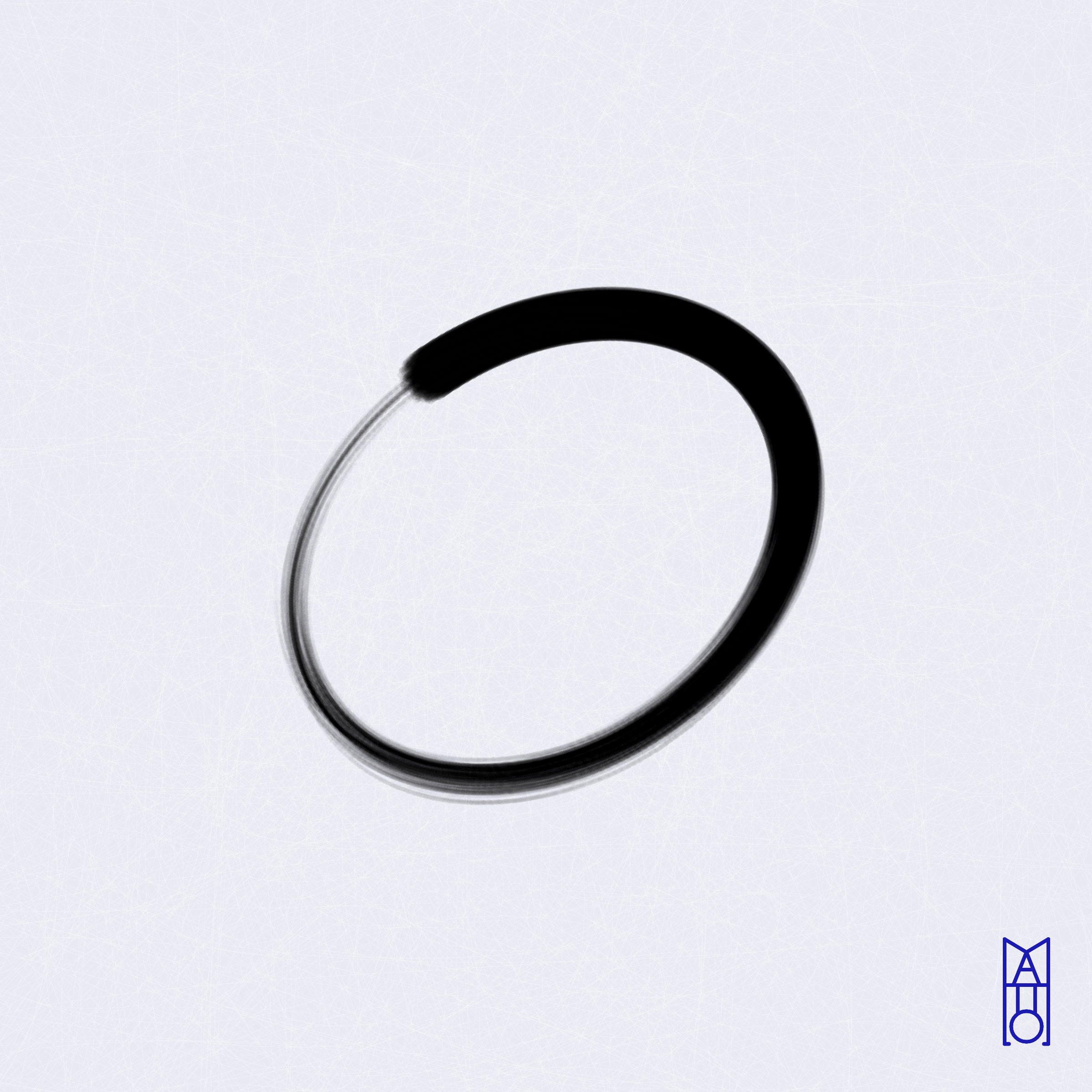 Art Blocks - Art Blocks v2 - Ensō #4 - NFT # 34000004