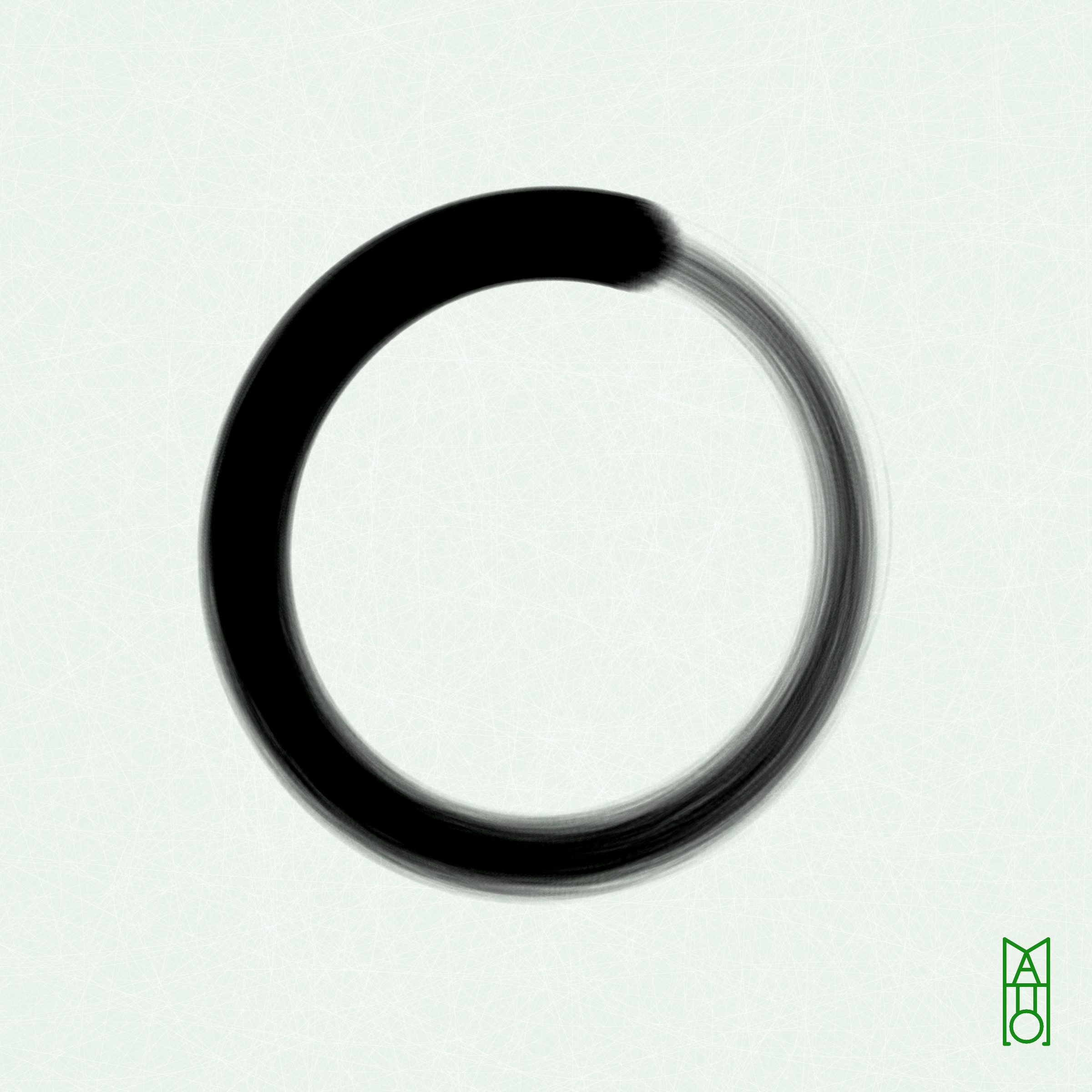 Art Blocks - Art Blocks v2 - Ensō #9 - NFT # 34000009