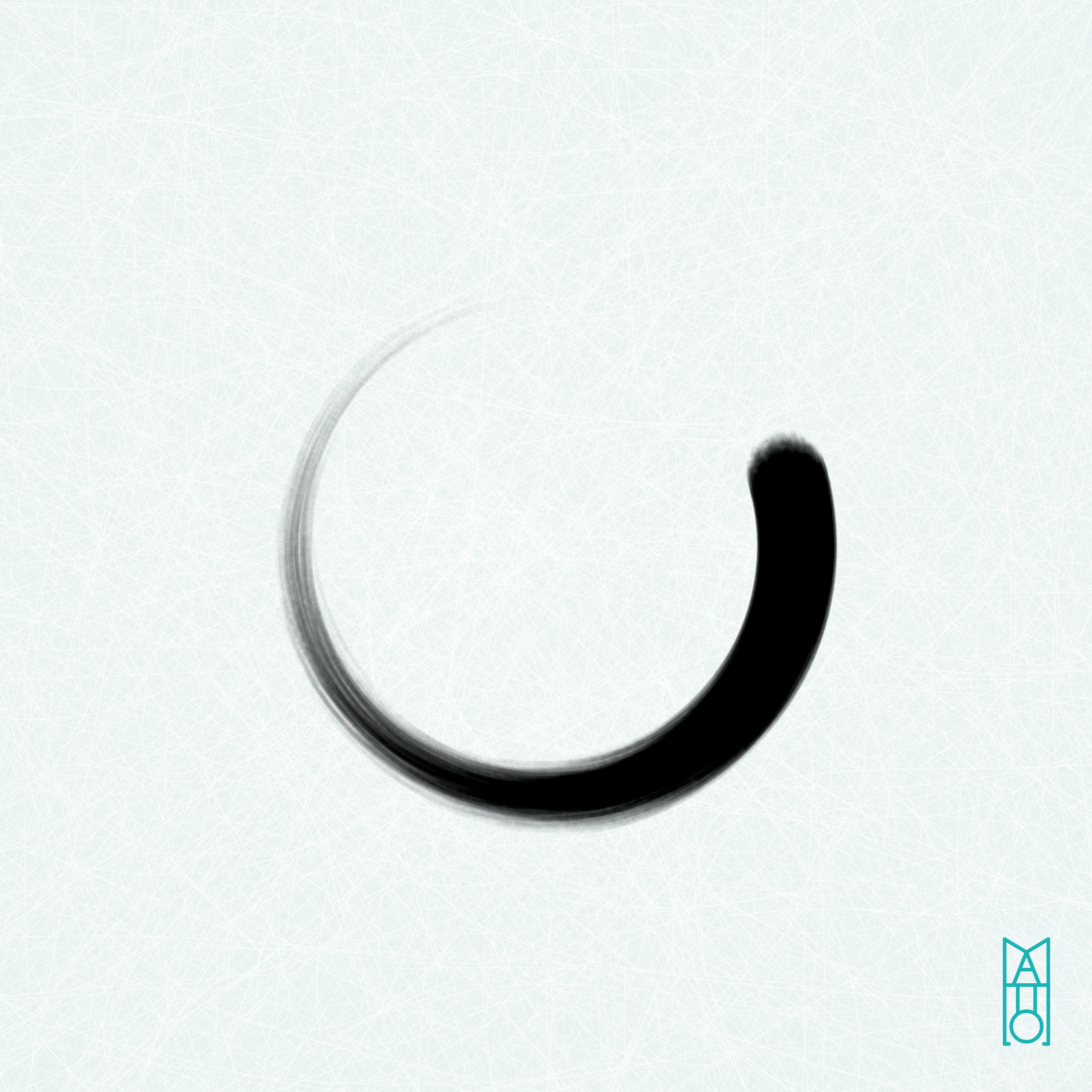 Art Blocks - Art Blocks v2 - Ensō #18 - NFT # 34000018