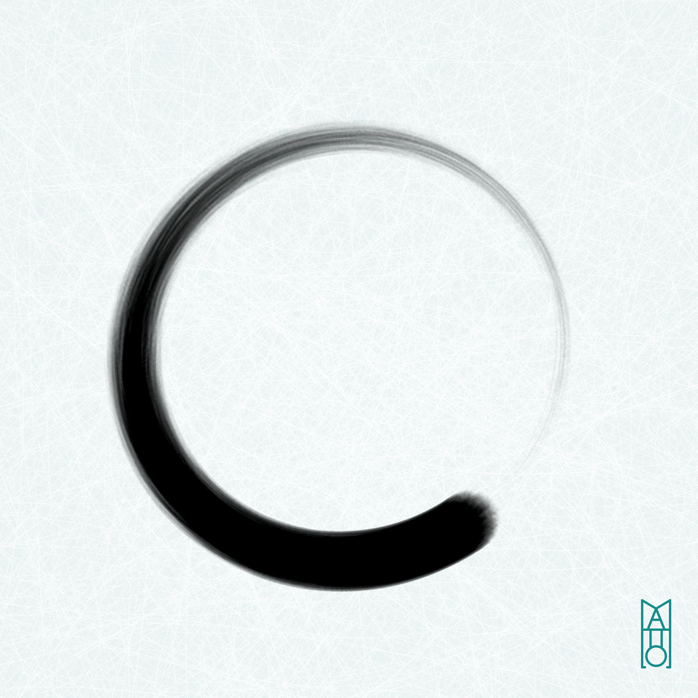 Art Blocks - Art Blocks v2 - Ensō #22 - NFT # 34000022