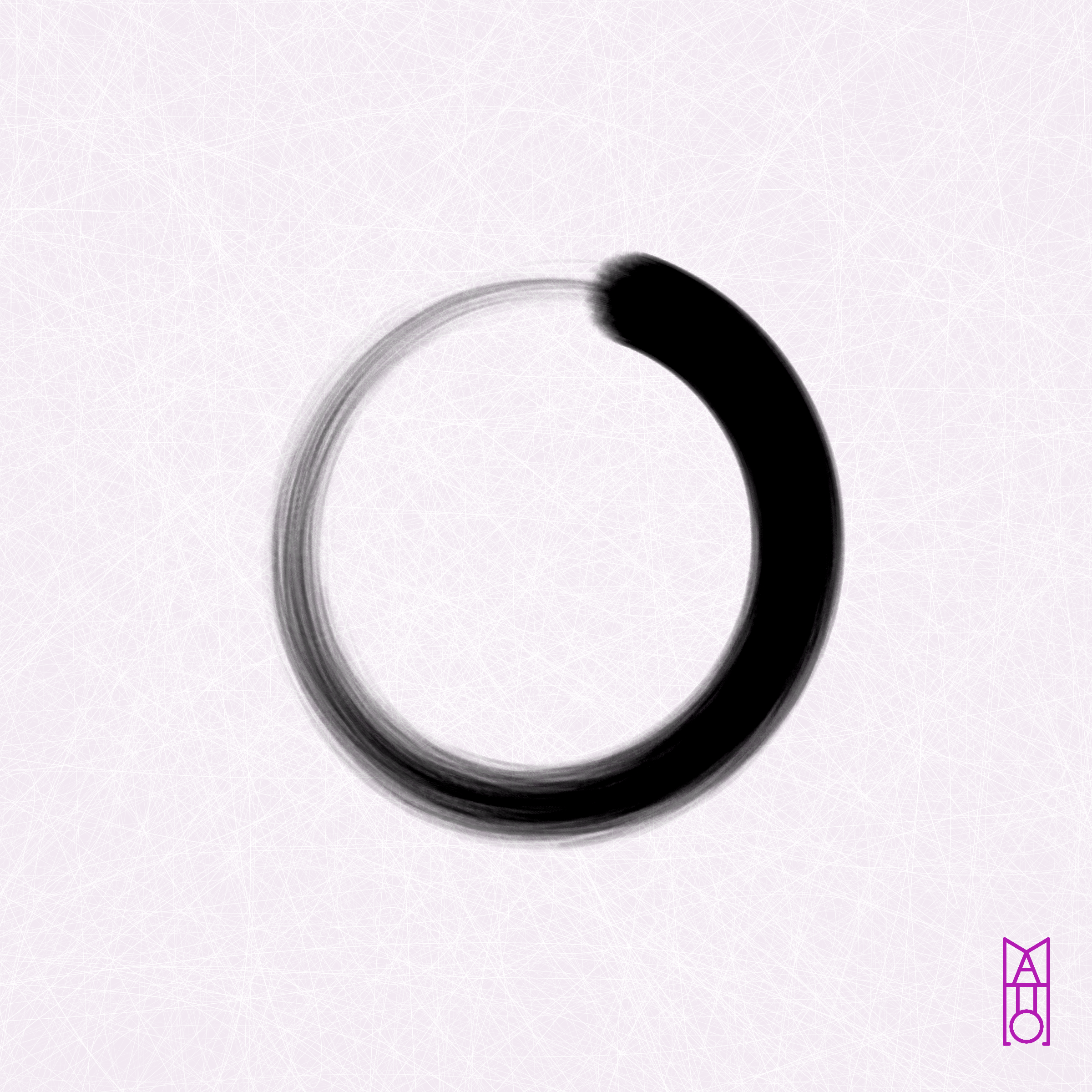 Art Blocks - Art Blocks v2 - Ensō #28 - NFT # 34000028