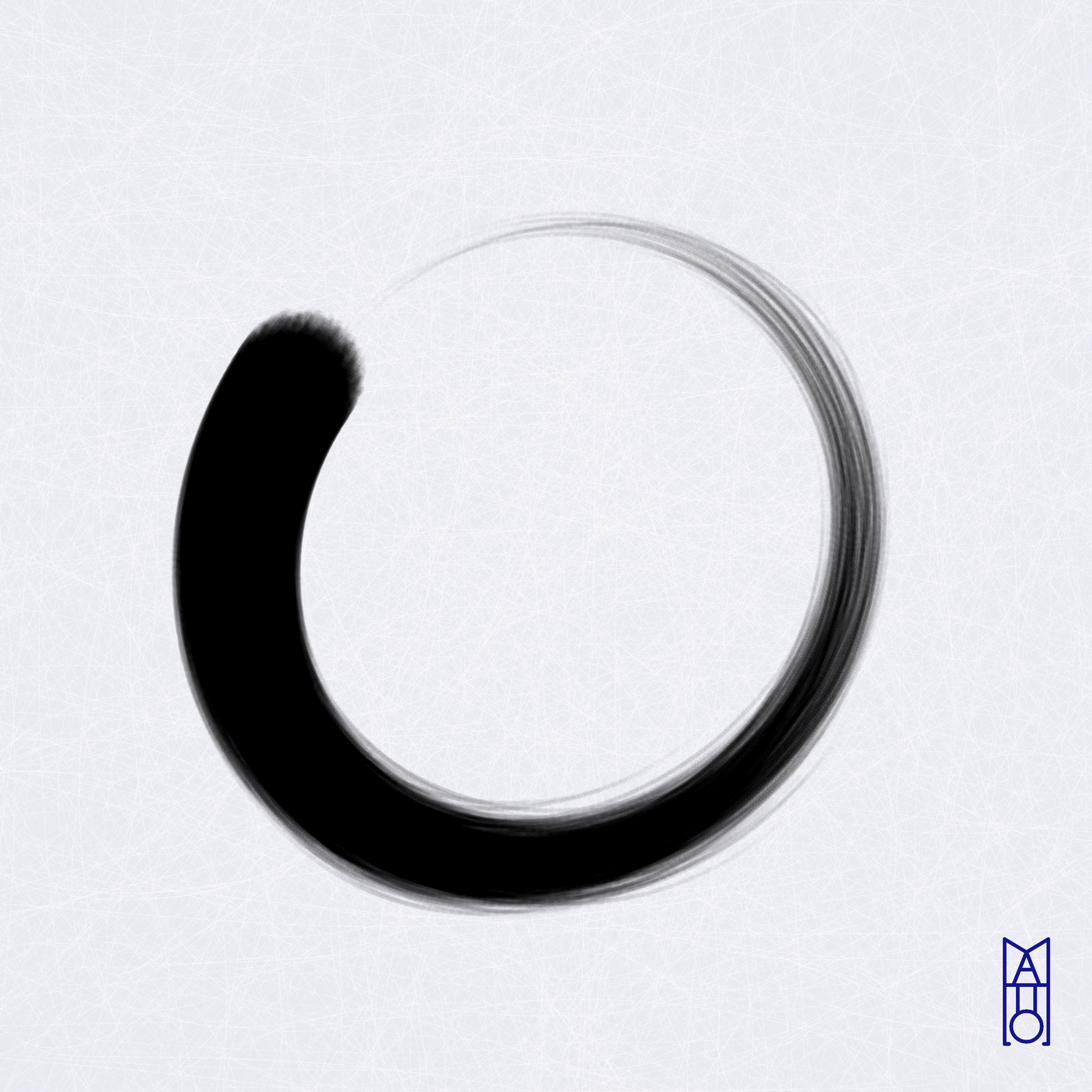 Art Blocks - Art Blocks v2 - Ensō #37 - NFT # 34000037