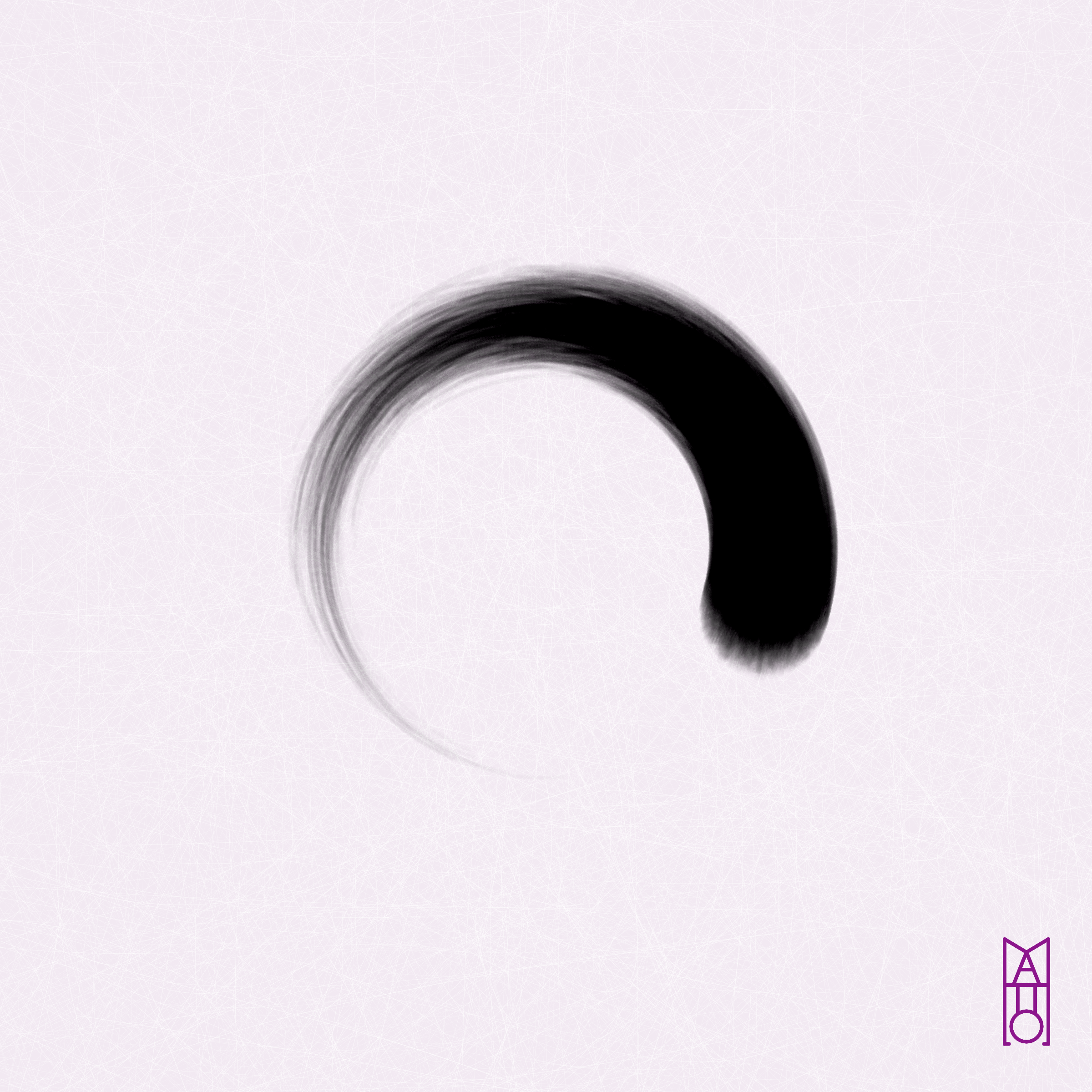 Art Blocks - Art Blocks v2 - Ensō #38 - NFT # 34000038