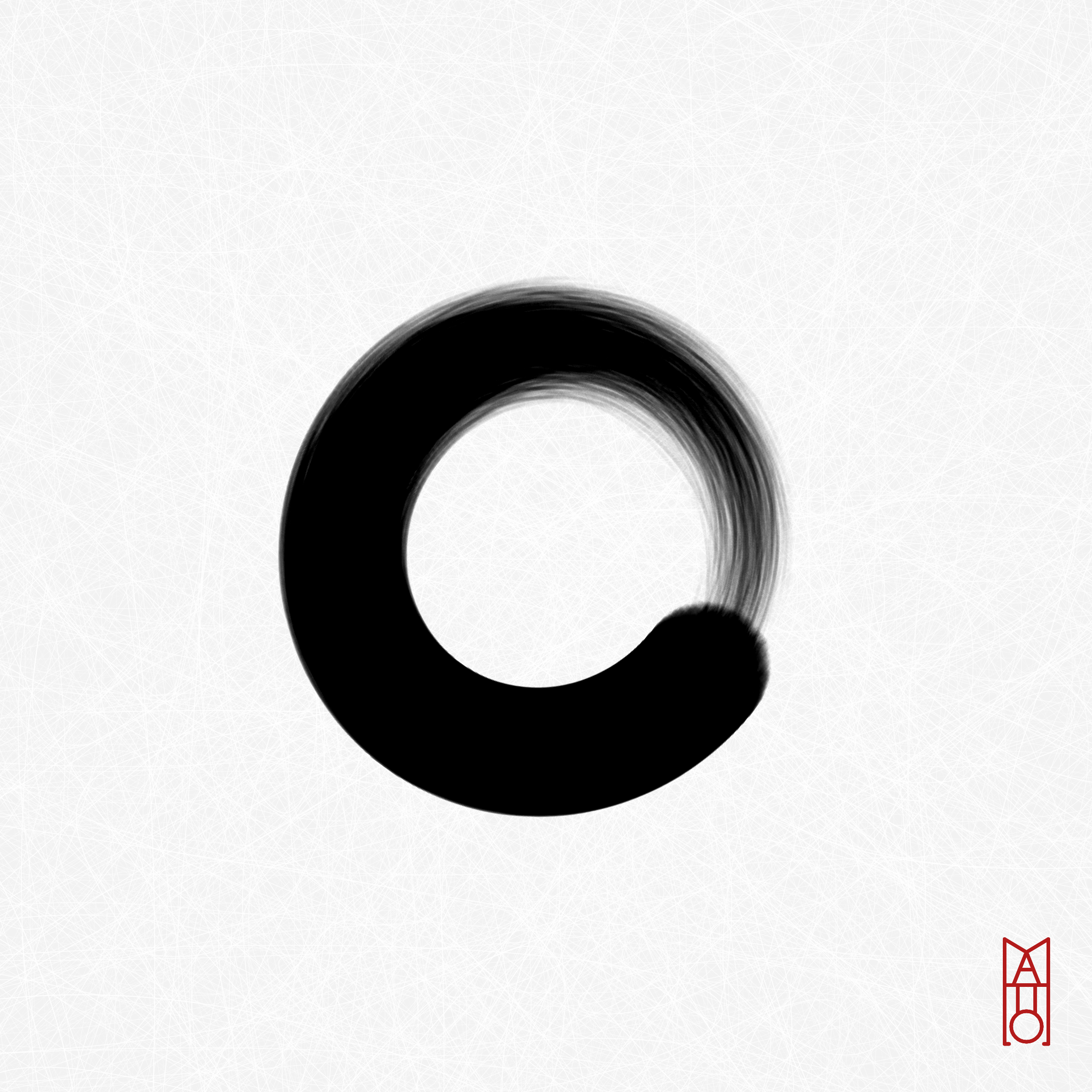 Art Blocks - Art Blocks v2 - Ensō #43 - NFT # 34000043