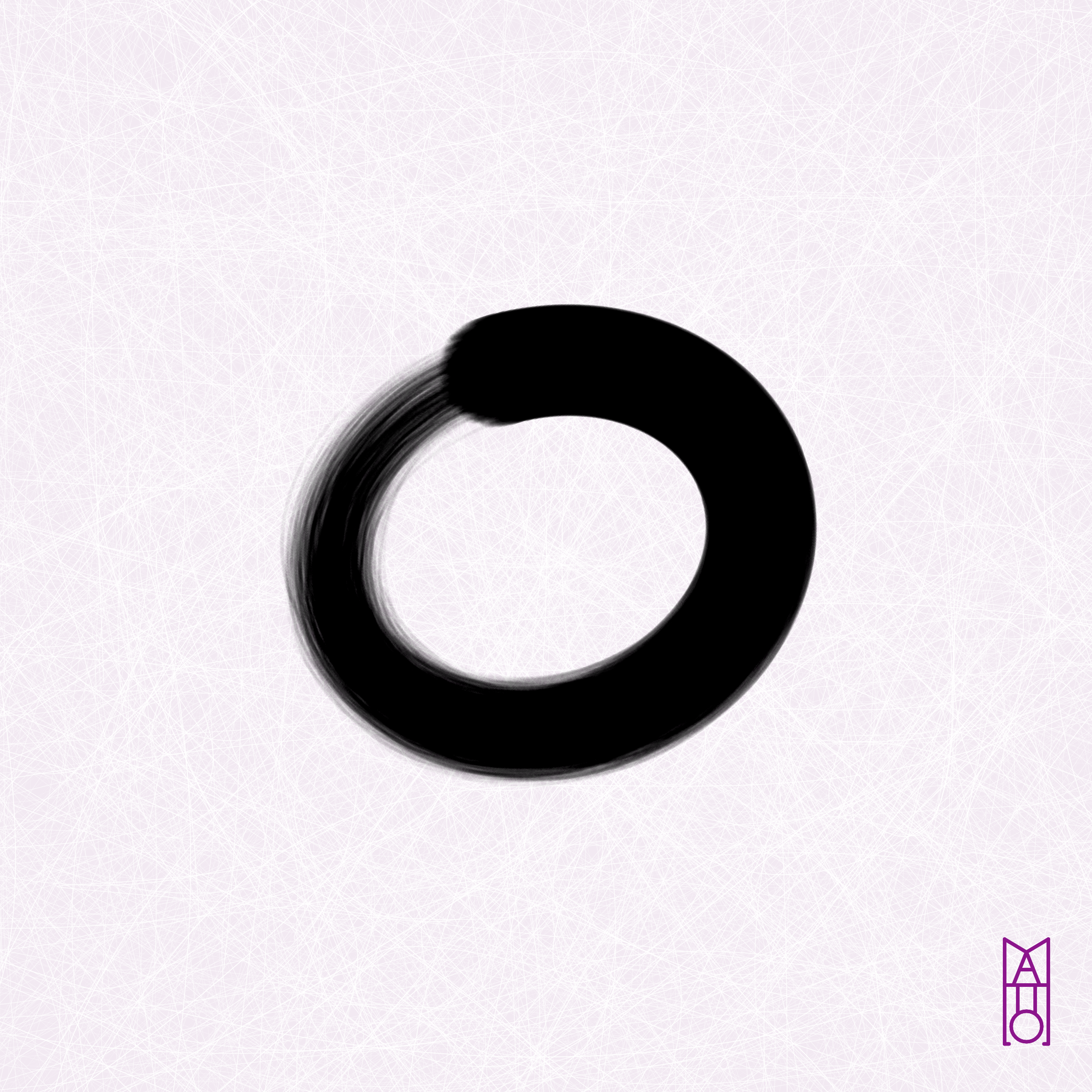 Art Blocks - Art Blocks v2 - Ensō #45 - NFT # 34000045