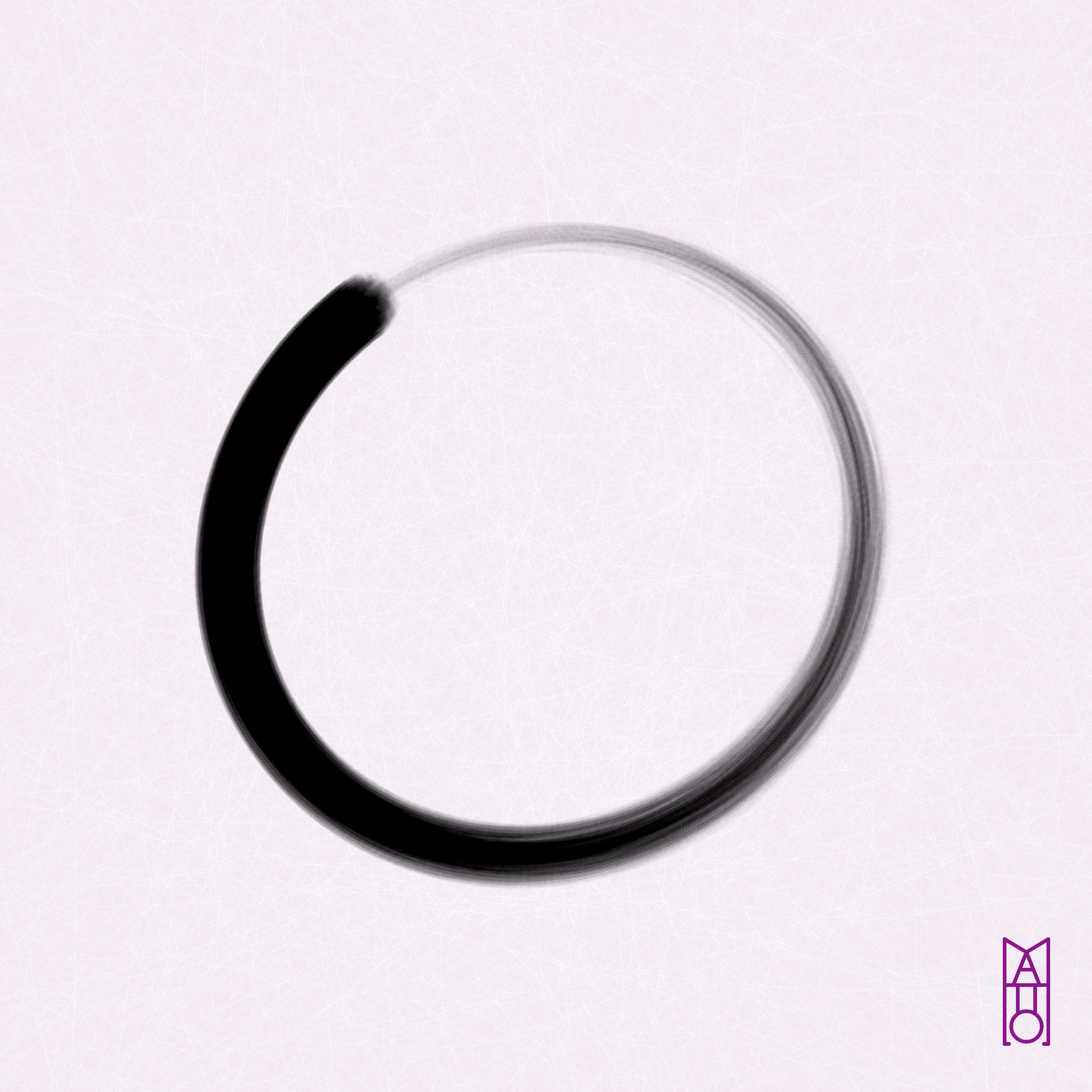 Art Blocks - Art Blocks v2 - Ensō #53 - NFT # 34000053