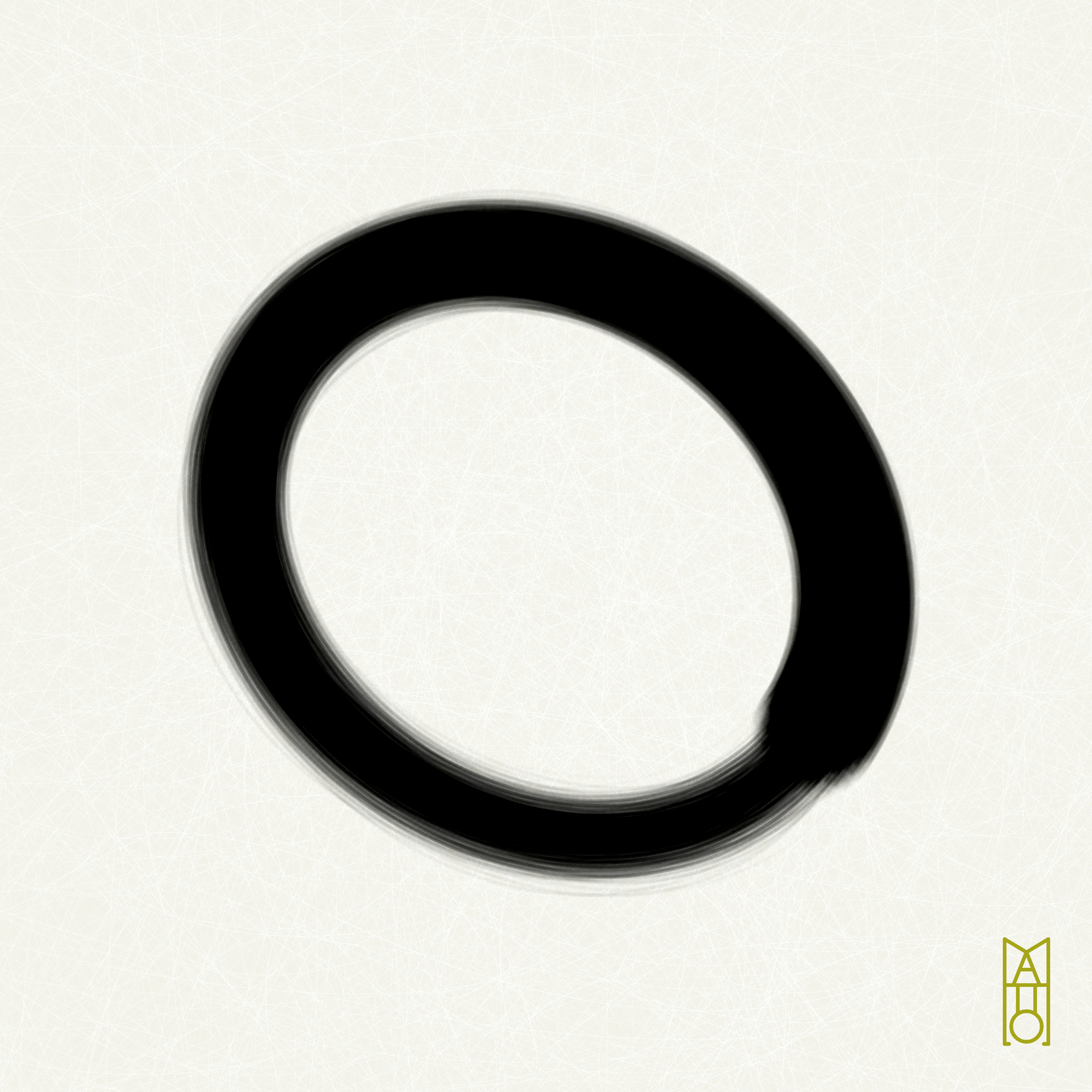 Art Blocks - Art Blocks v2 - Ensō #54 - NFT # 34000054