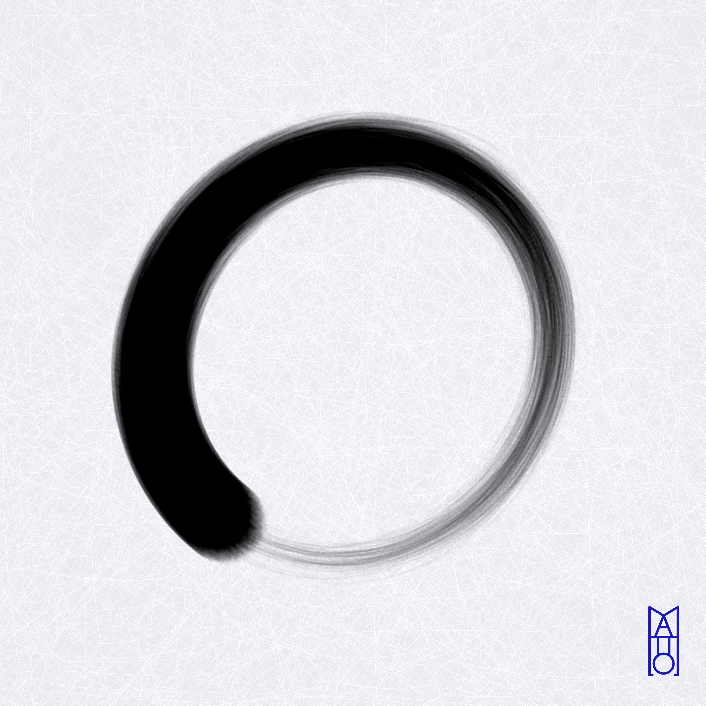 Art Blocks - Art Blocks v2 - Ensō #60 - NFT # 34000060