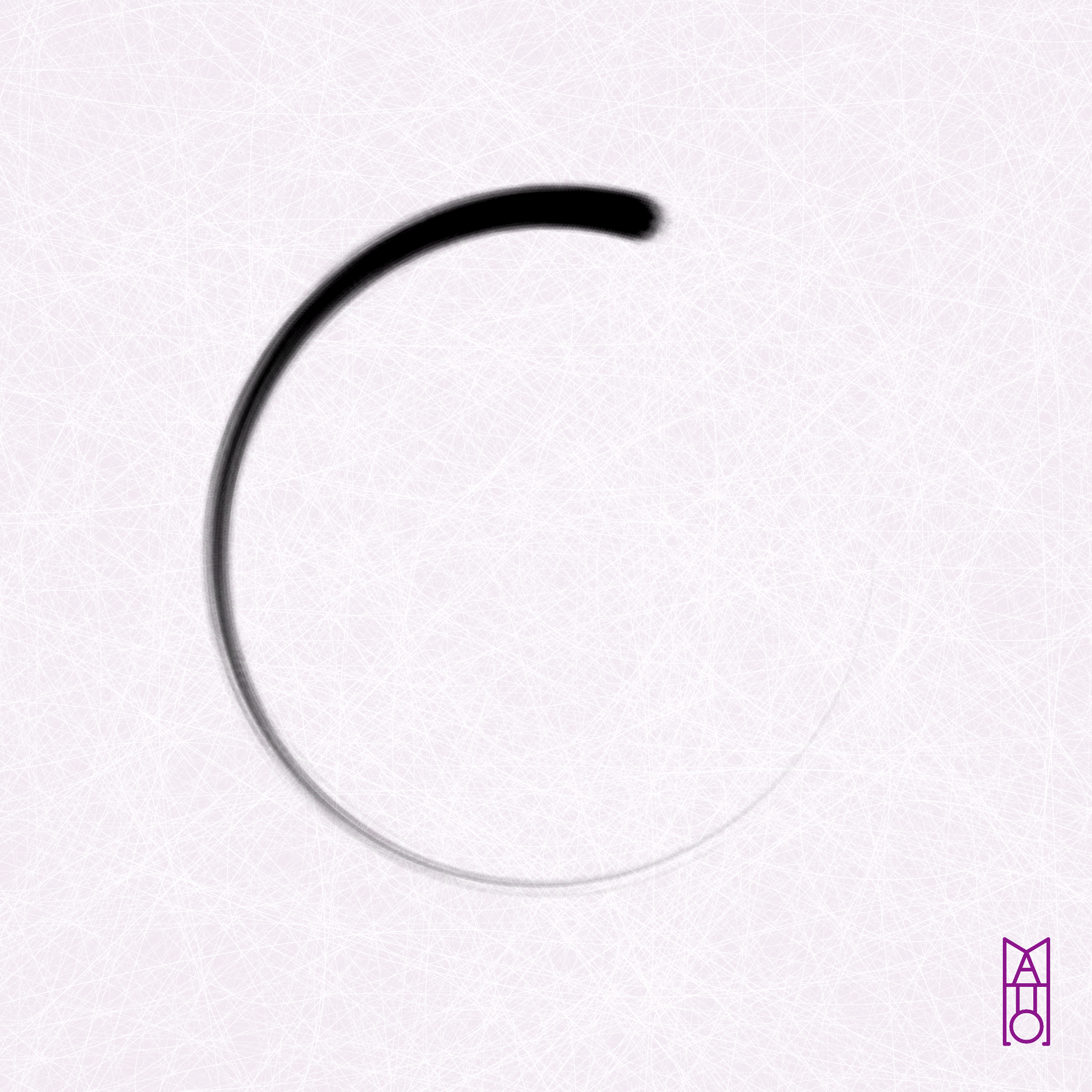 Art Blocks - Art Blocks v2 - Ensō #62 - NFT # 34000062