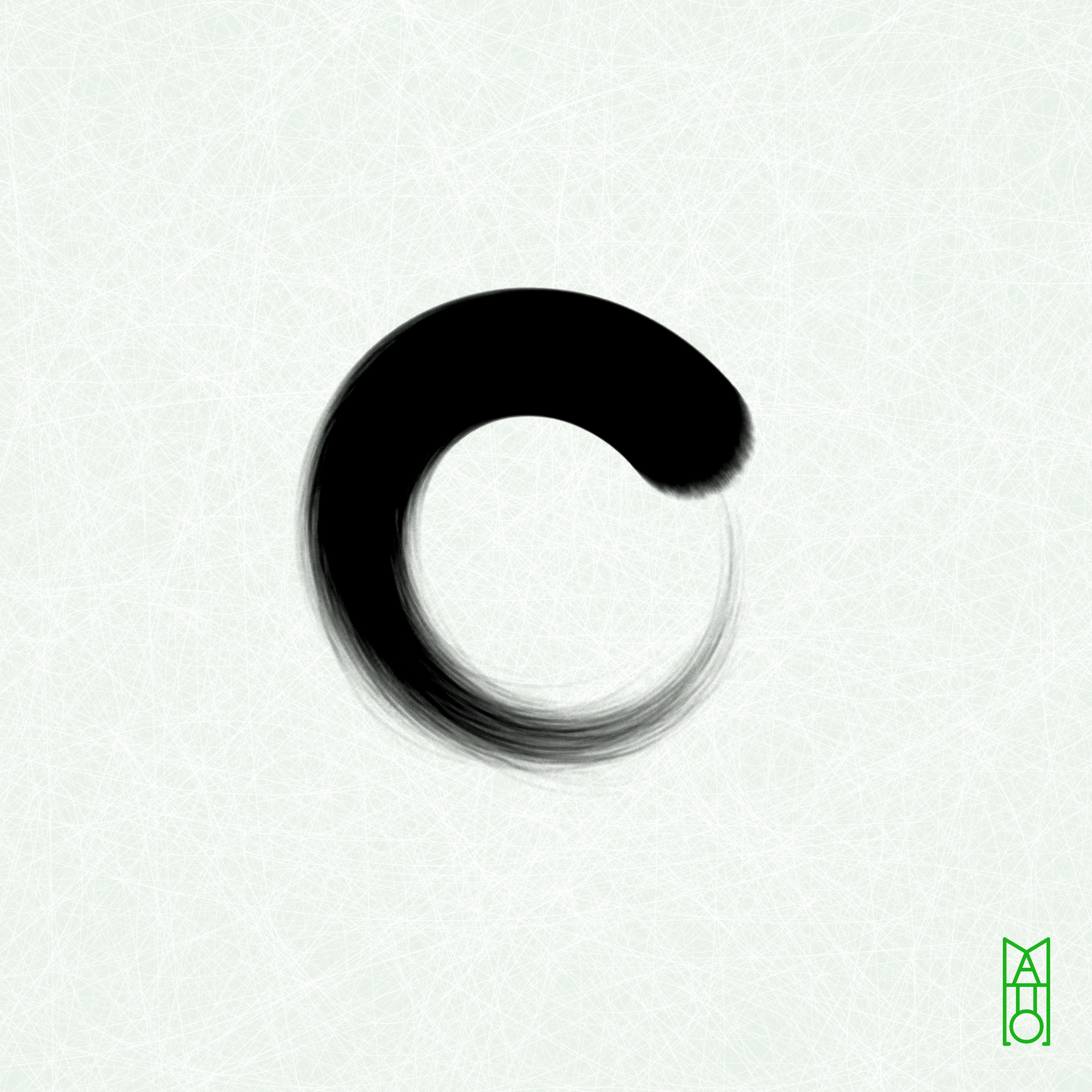 Art Blocks - Art Blocks v2 - Ensō #71 - NFT # 34000071