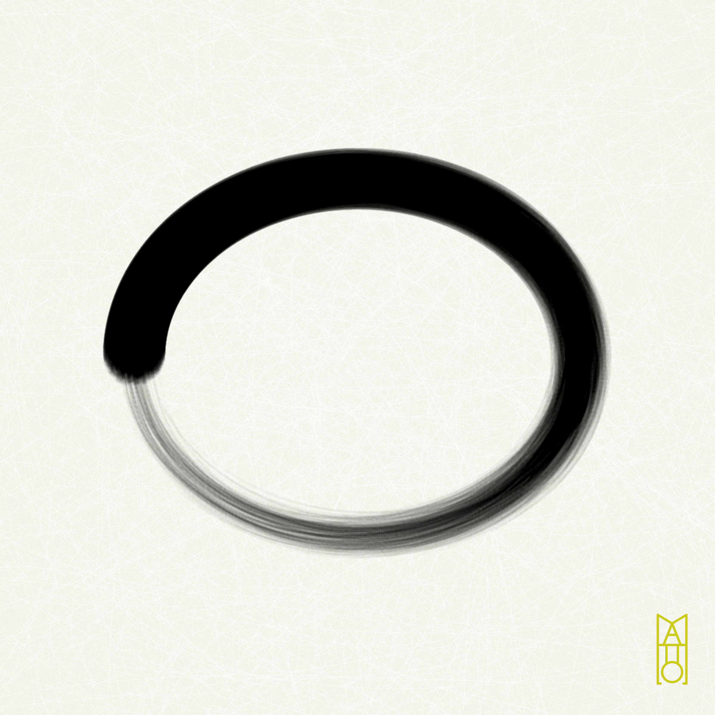 Art Blocks - Art Blocks v2 - Ensō #73 - NFT # 34000073