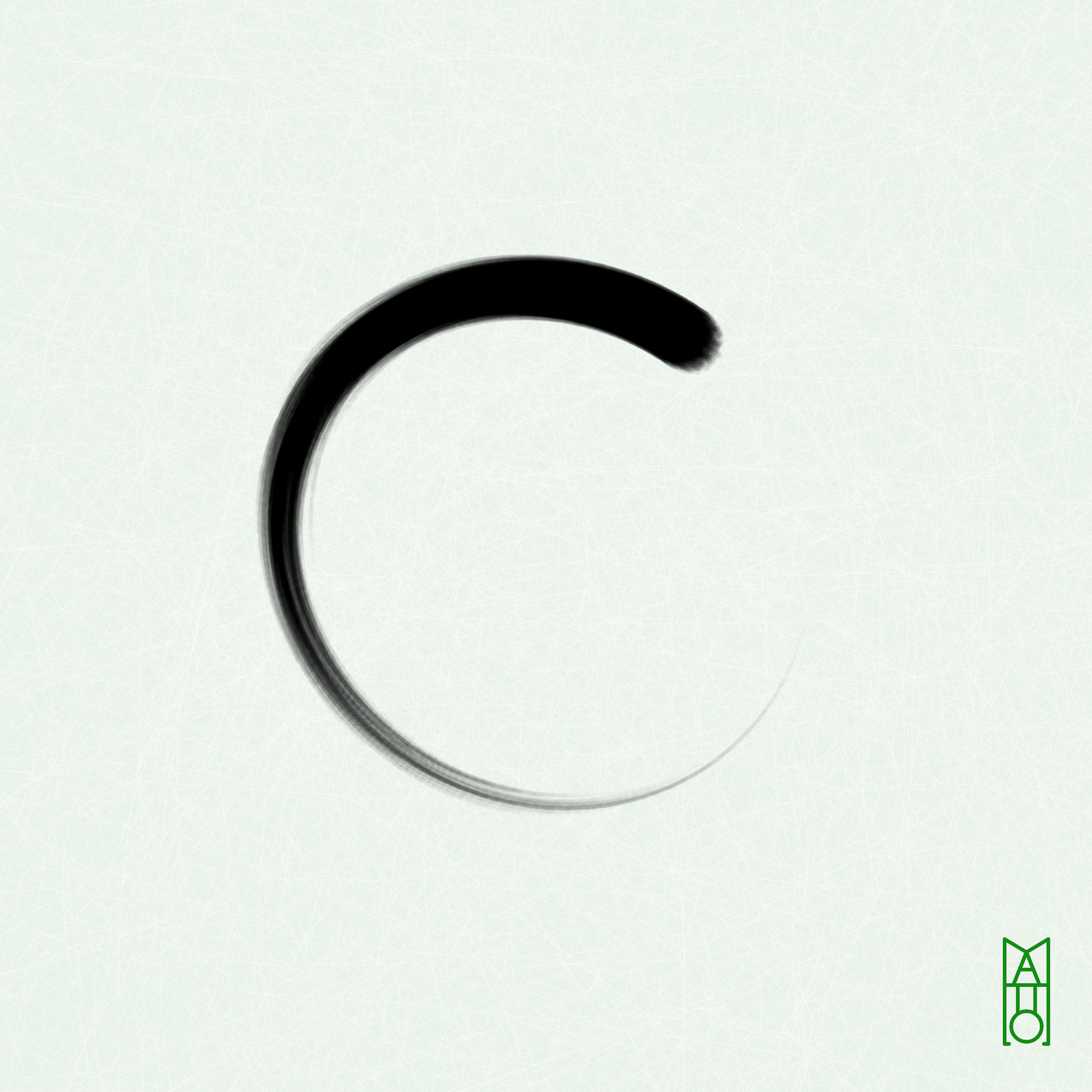 Art Blocks - Art Blocks v2 - Ensō #79 - NFT # 34000079