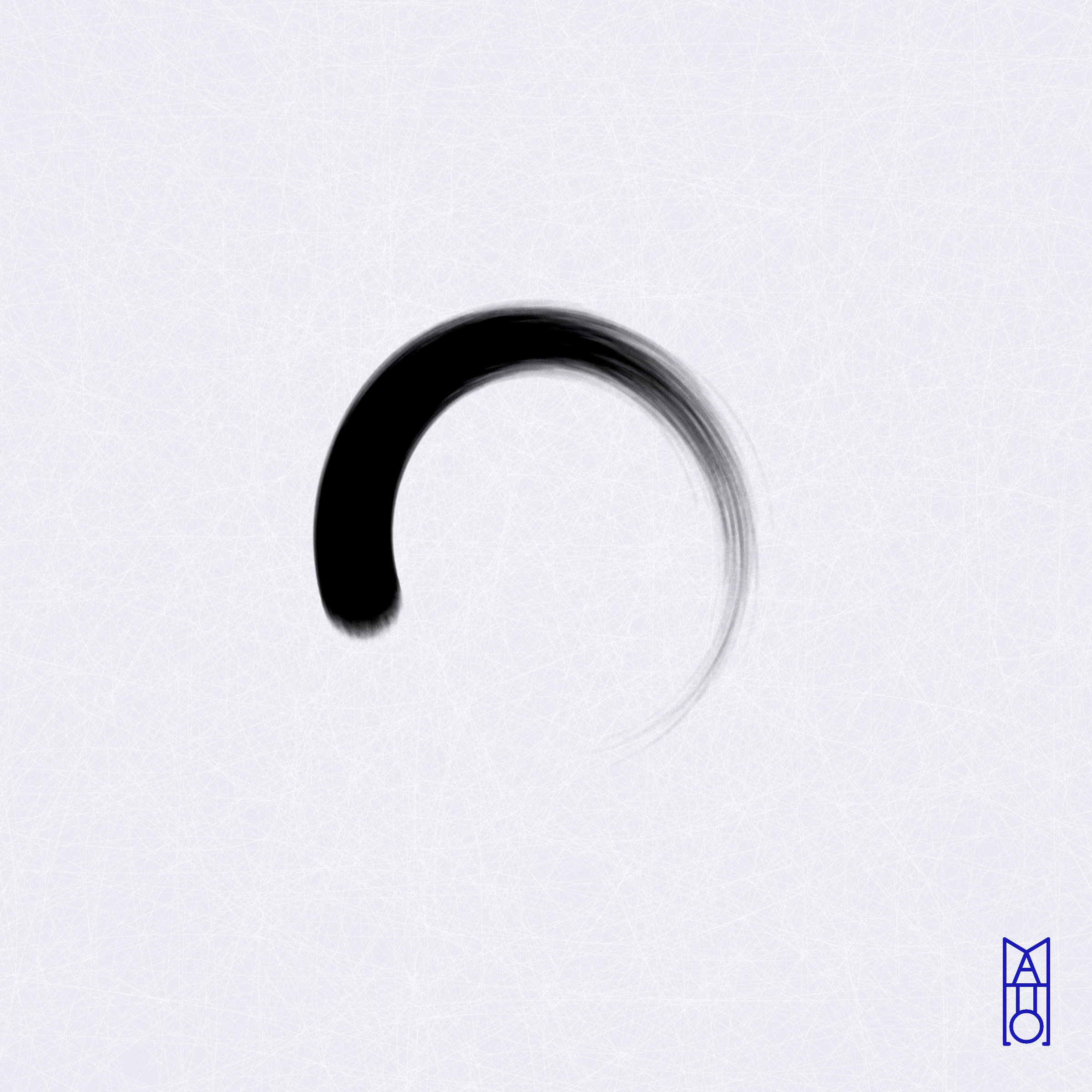 Art Blocks - Art Blocks v2 - Ensō #80 - NFT # 34000080