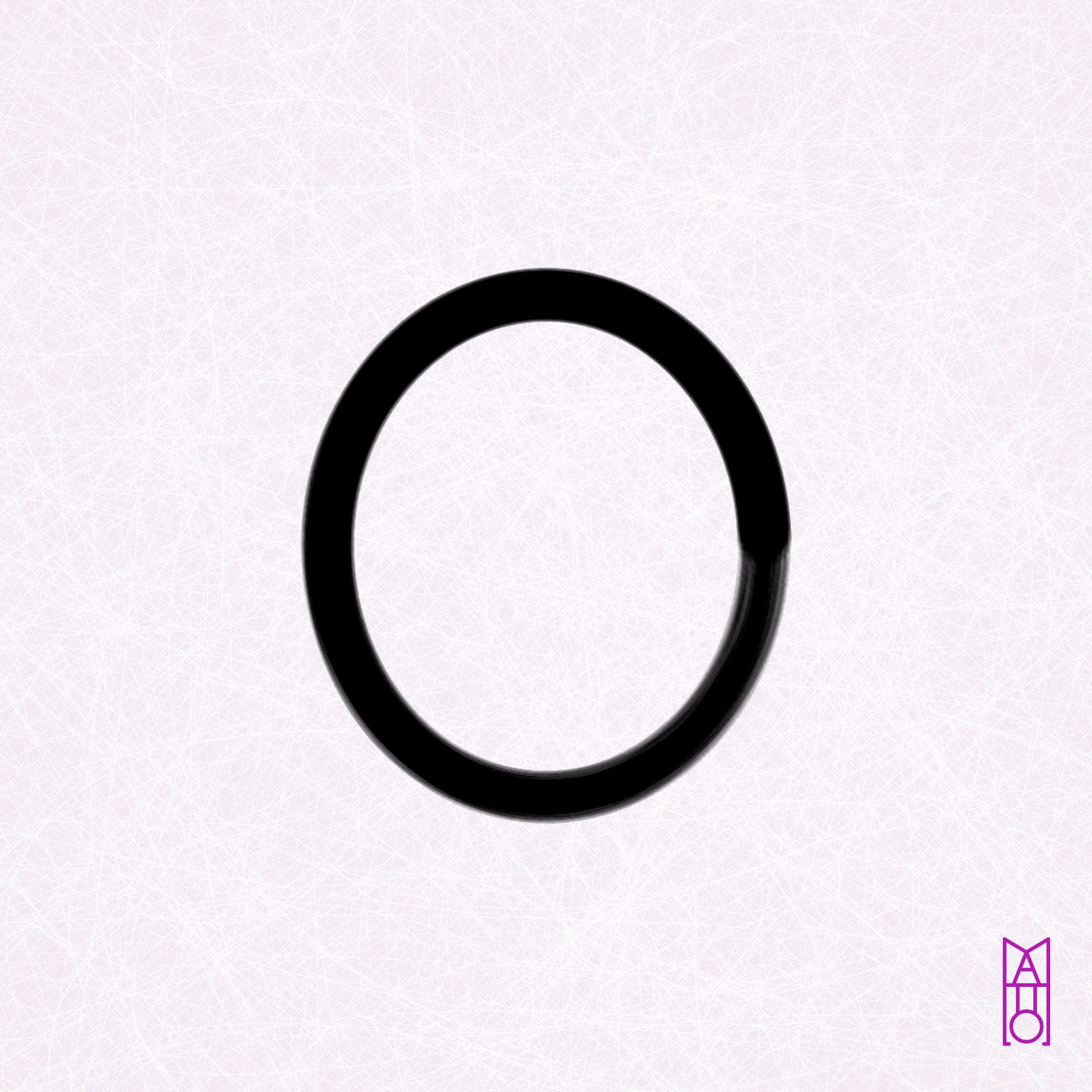 Art Blocks - Art Blocks v2 - Ensō #83 - NFT # 34000083