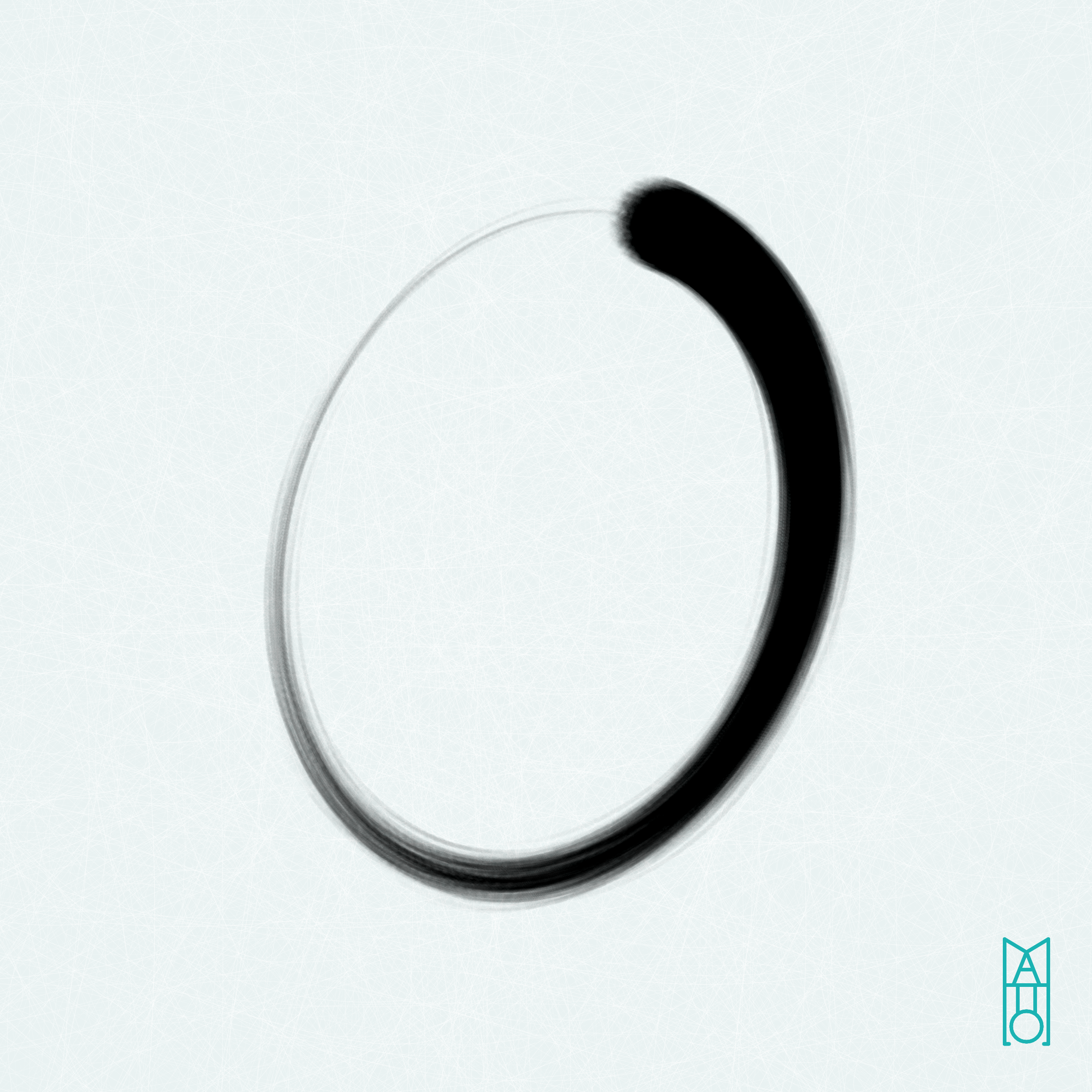 Art Blocks - Art Blocks v2 - Ensō #84 - NFT # 34000084