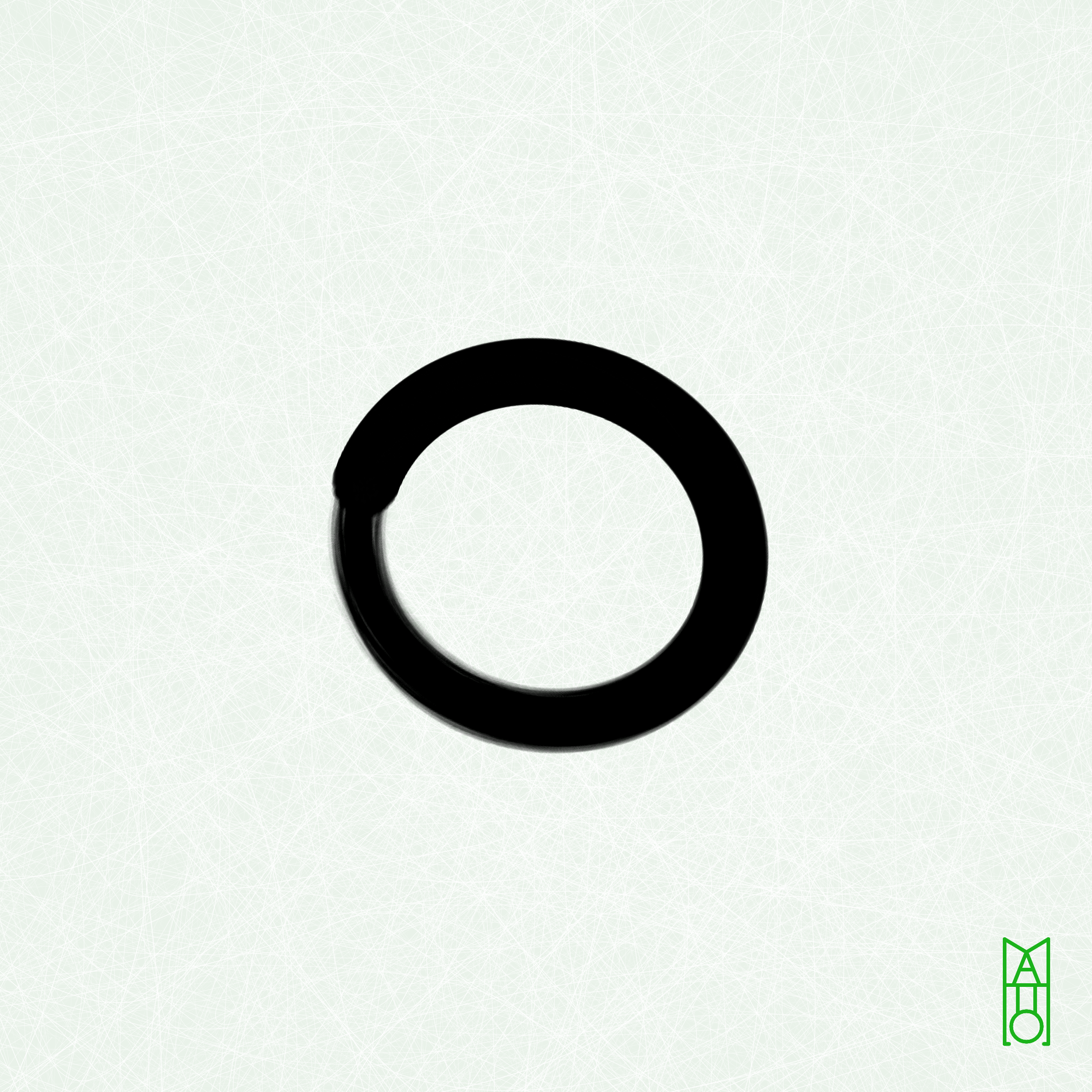 Art Blocks - Art Blocks v2 - Ensō #85 - NFT # 34000085