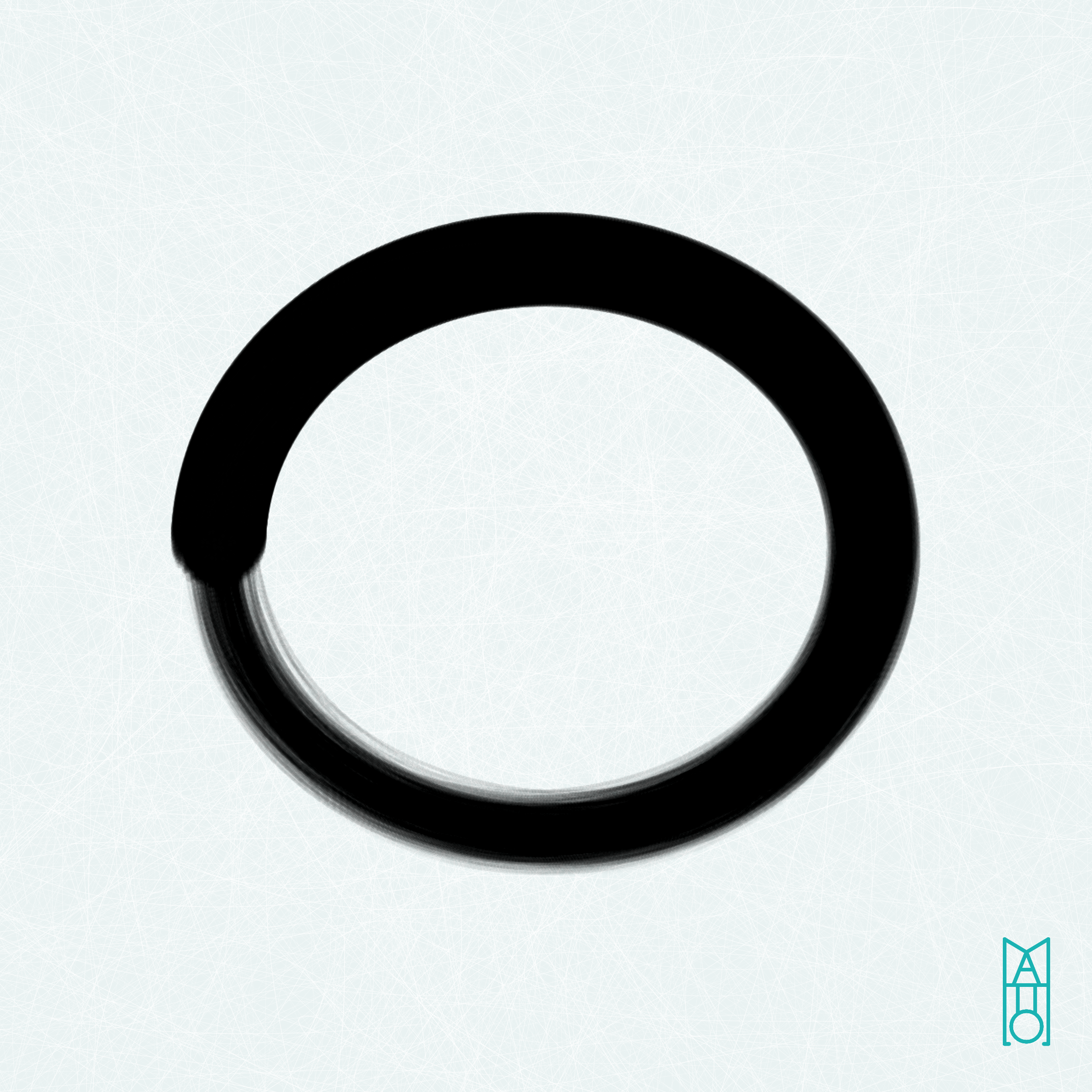 Art Blocks - Art Blocks v2 - Ensō #89 - NFT # 34000089