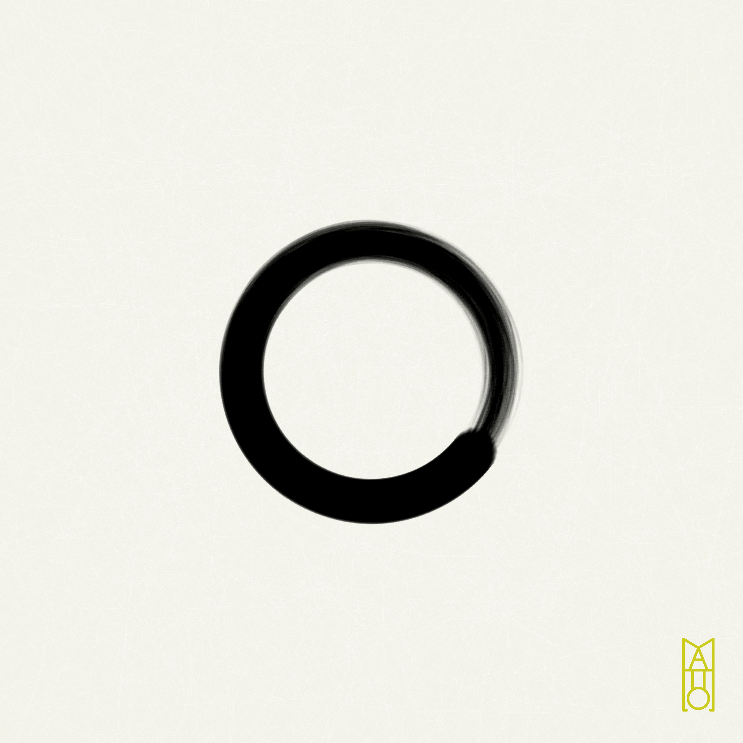 Art Blocks - Art Blocks v2 - Ensō #90 - NFT # 34000090