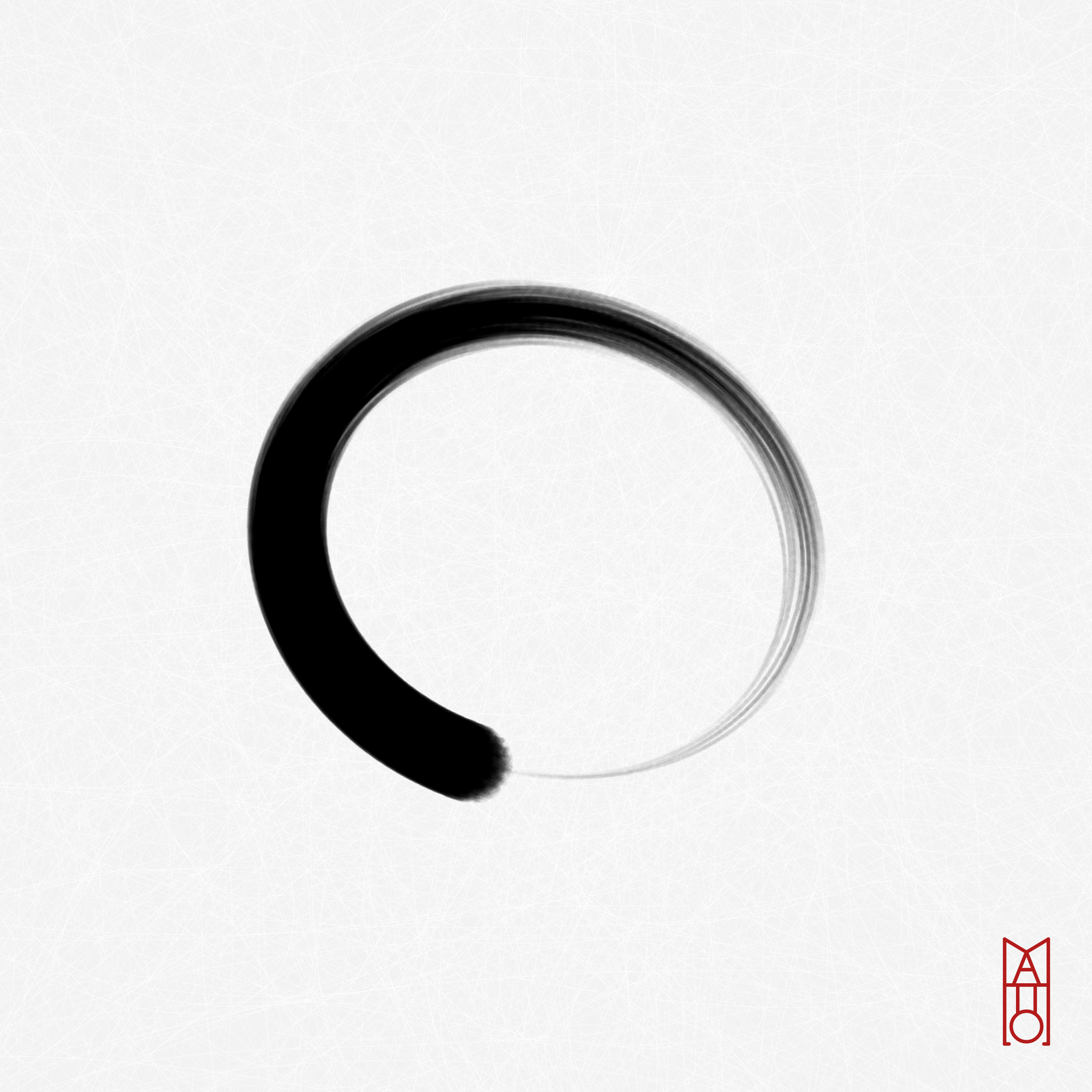 Art Blocks - Art Blocks v2 - Ensō #96 - NFT # 34000096