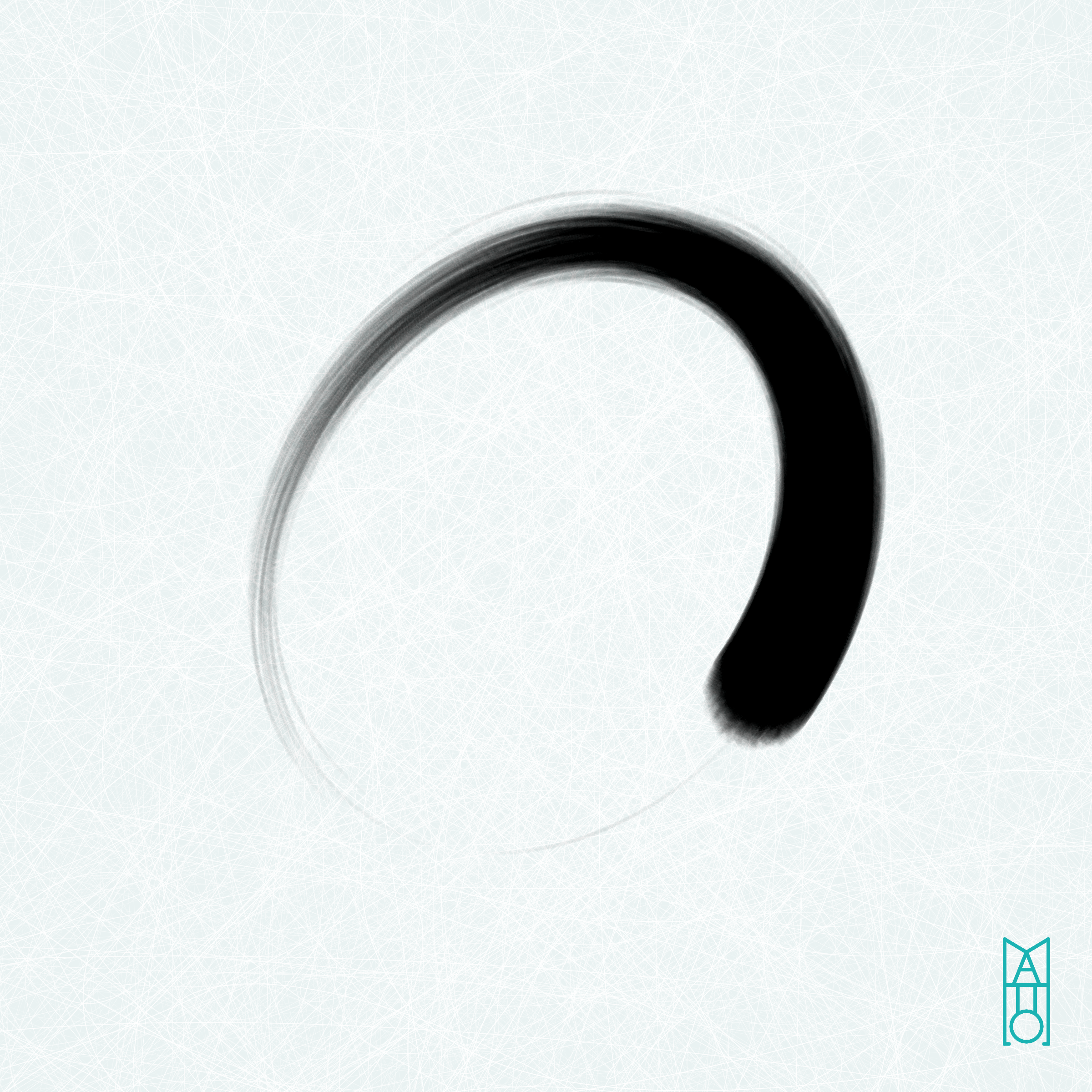 Art Blocks - Art Blocks v2 - Ensō #98 - NFT # 34000098