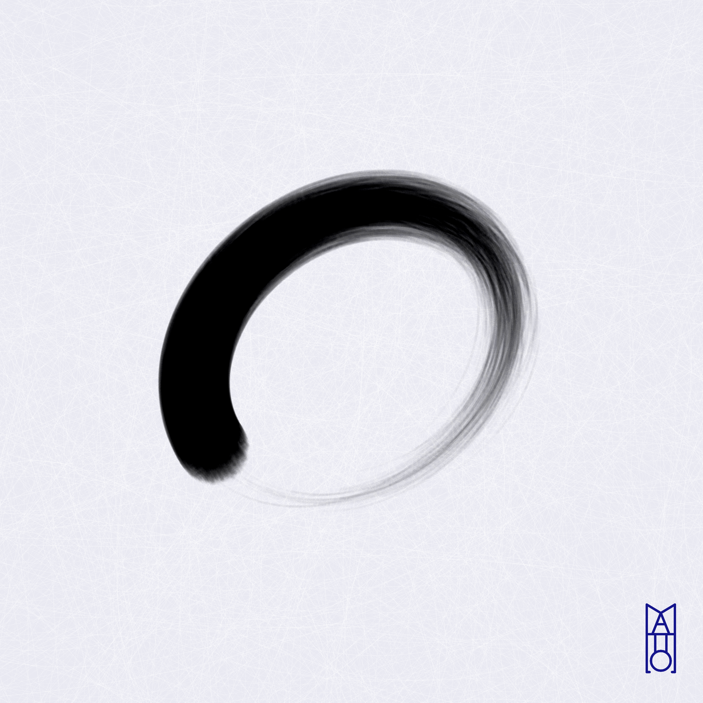 Art Blocks - Art Blocks v2 - Ensō #100 - NFT # 34000100