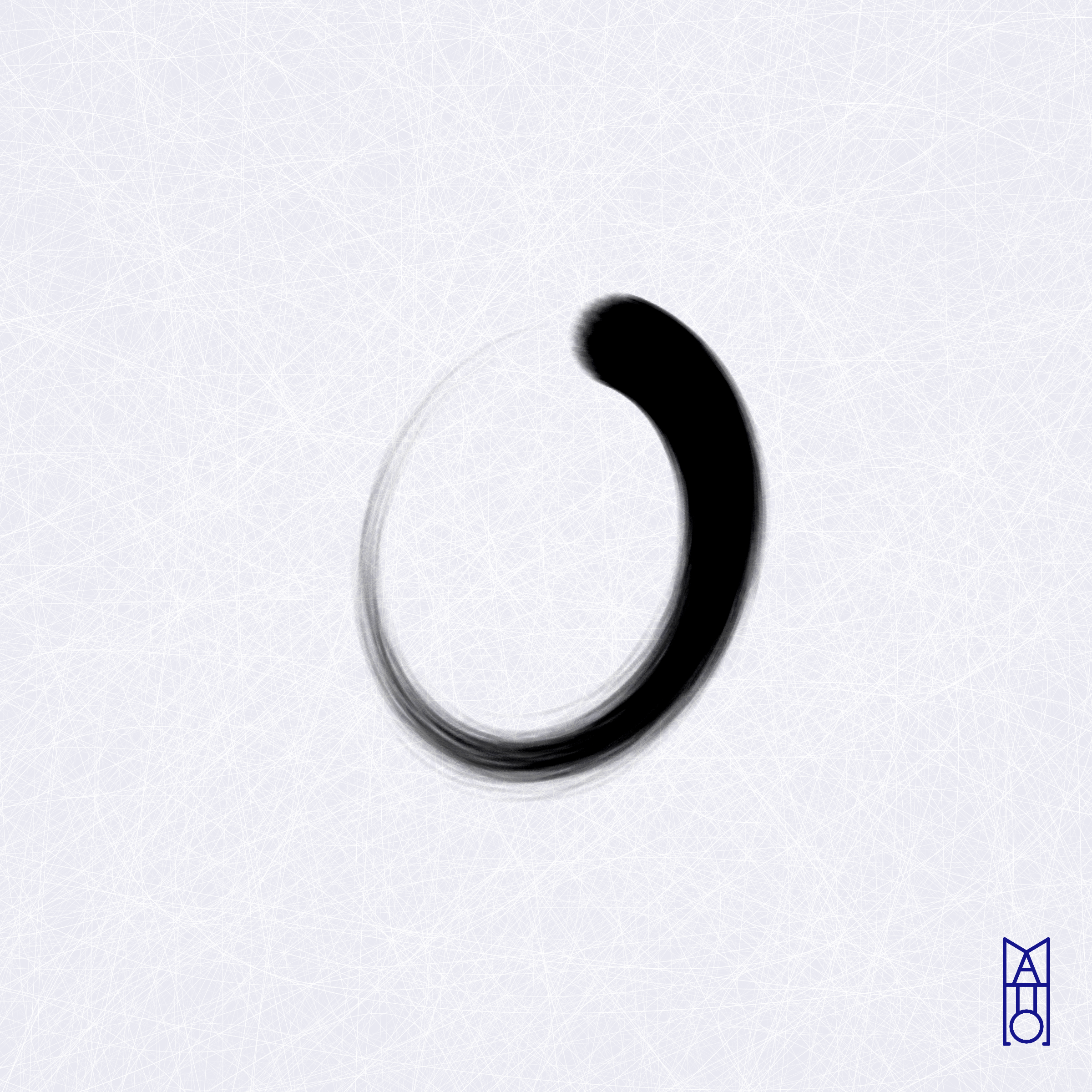 Art Blocks - Art Blocks v2 - Ensō #104 - NFT # 34000104