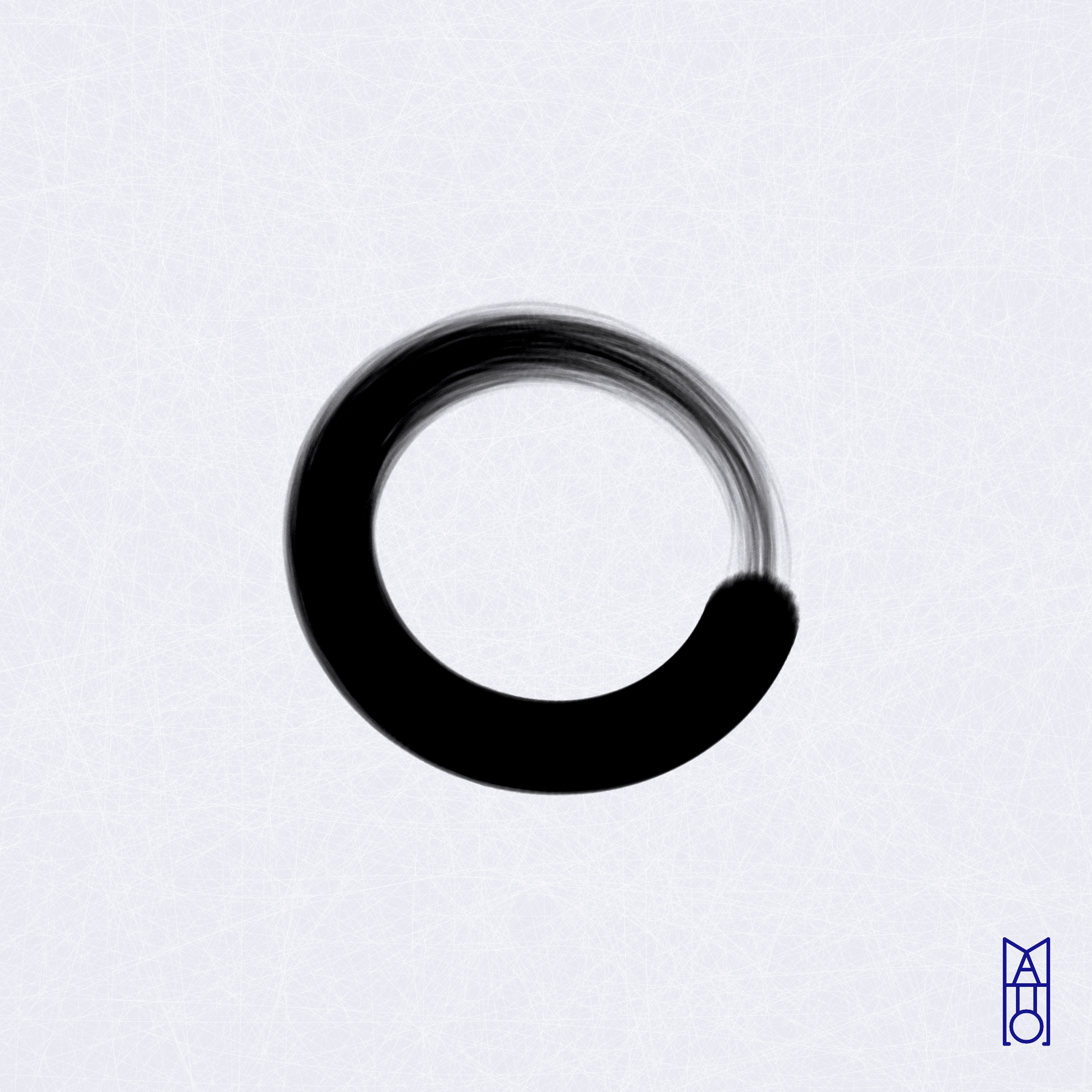 Art Blocks - Art Blocks v2 - Ensō #106 - NFT # 34000106