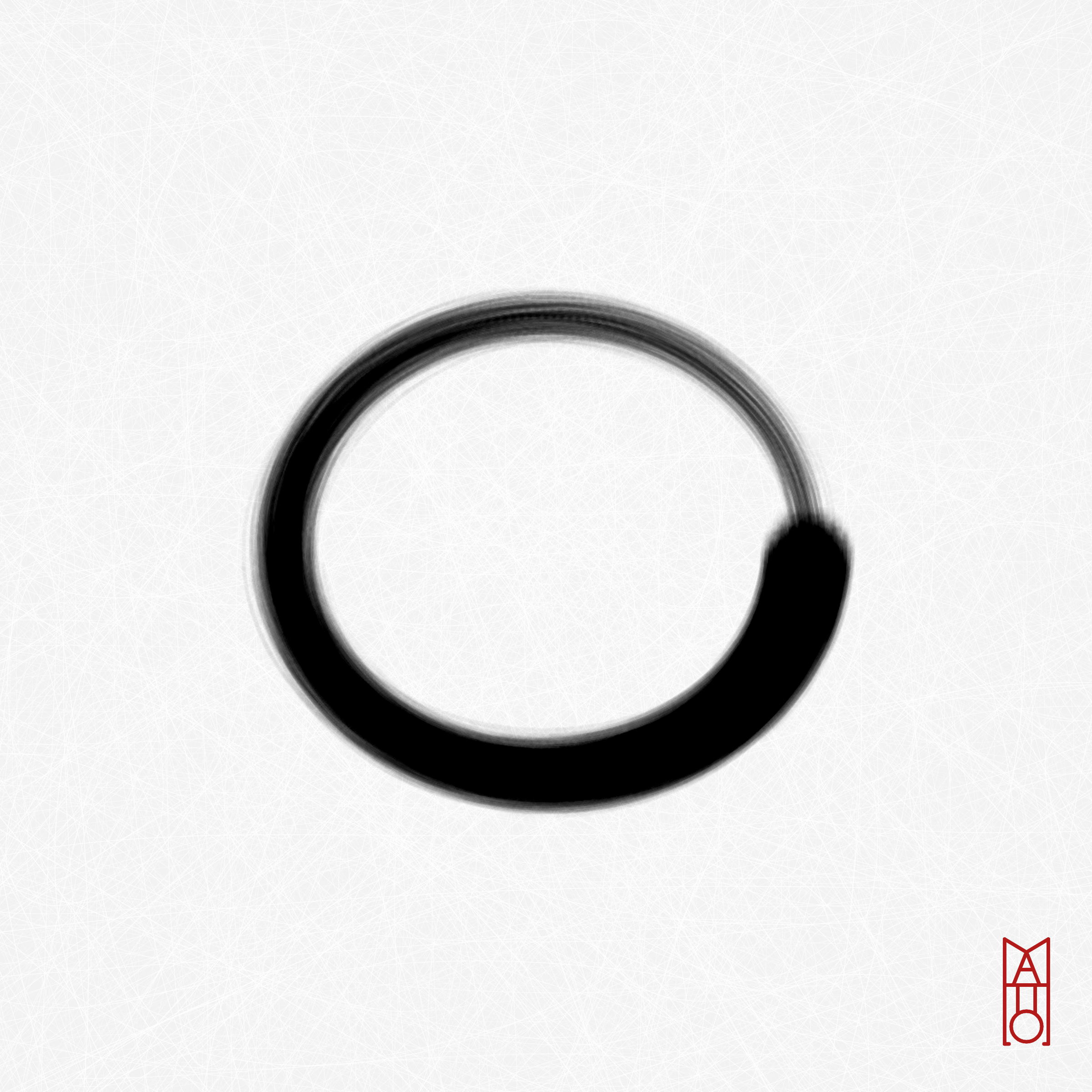 Art Blocks - Art Blocks v2 - Ensō #107 - NFT # 34000107