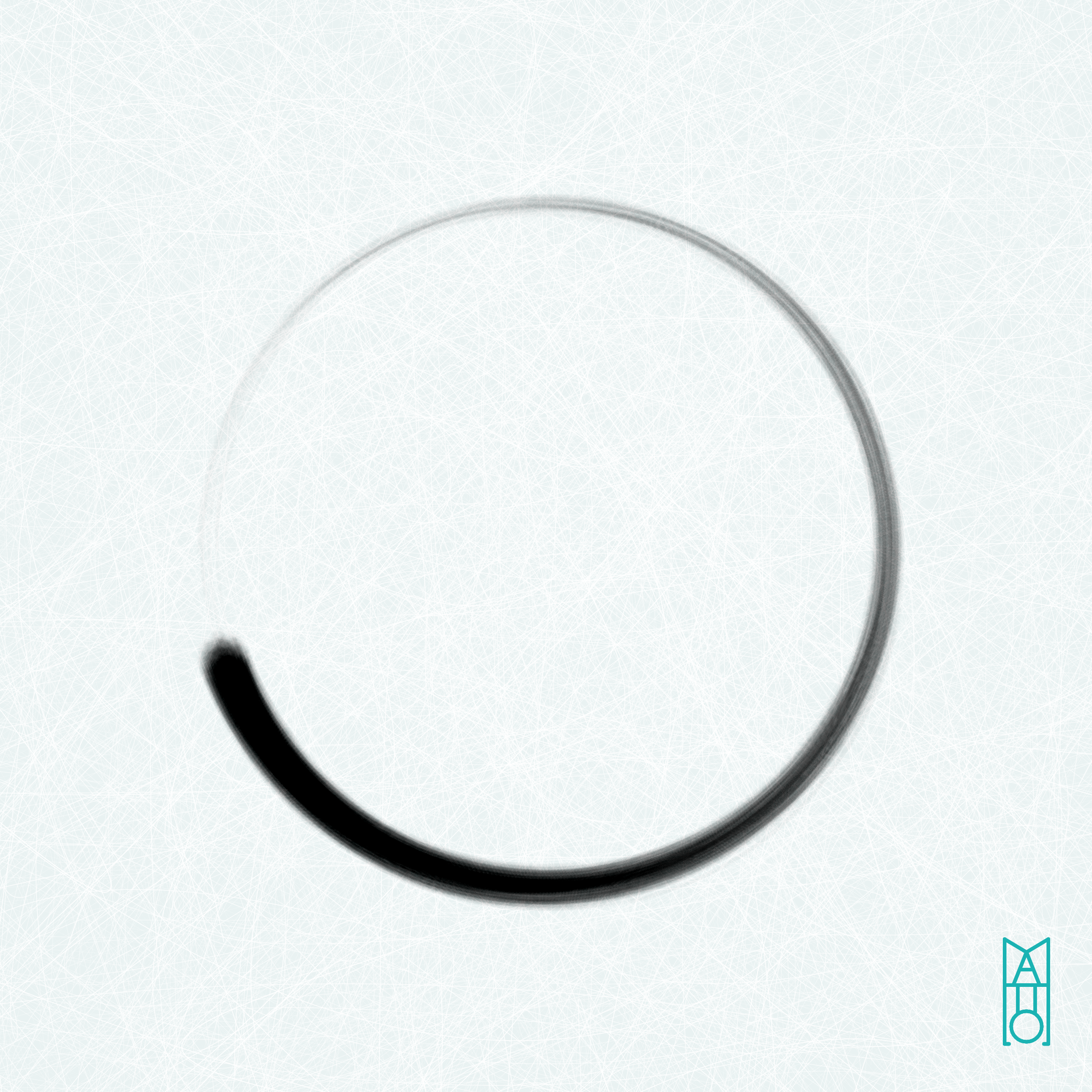 Art Blocks - Art Blocks v2 - Ensō #108 - NFT # 34000108