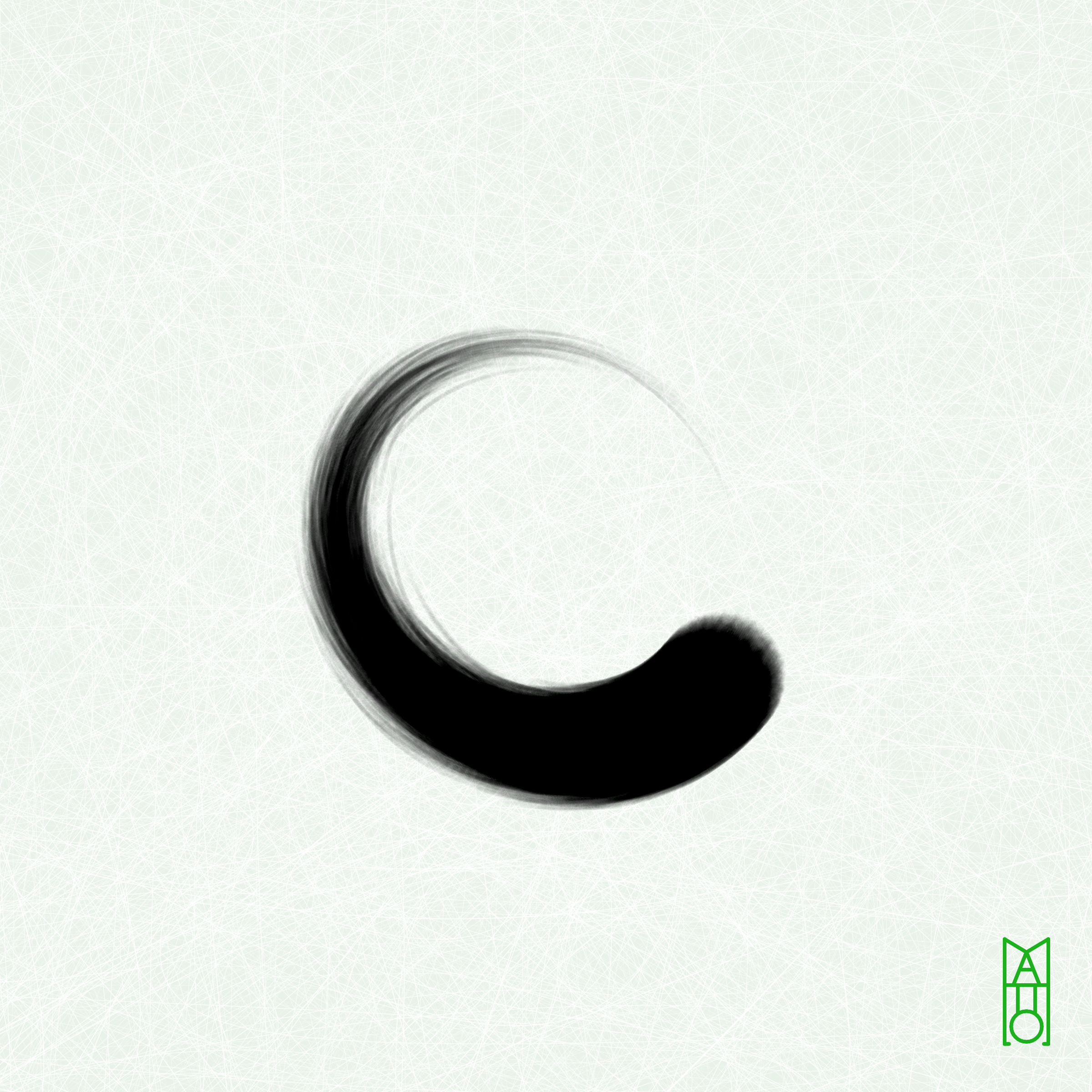 Art Blocks - Art Blocks v2 - Ensō #118 - NFT # 34000118