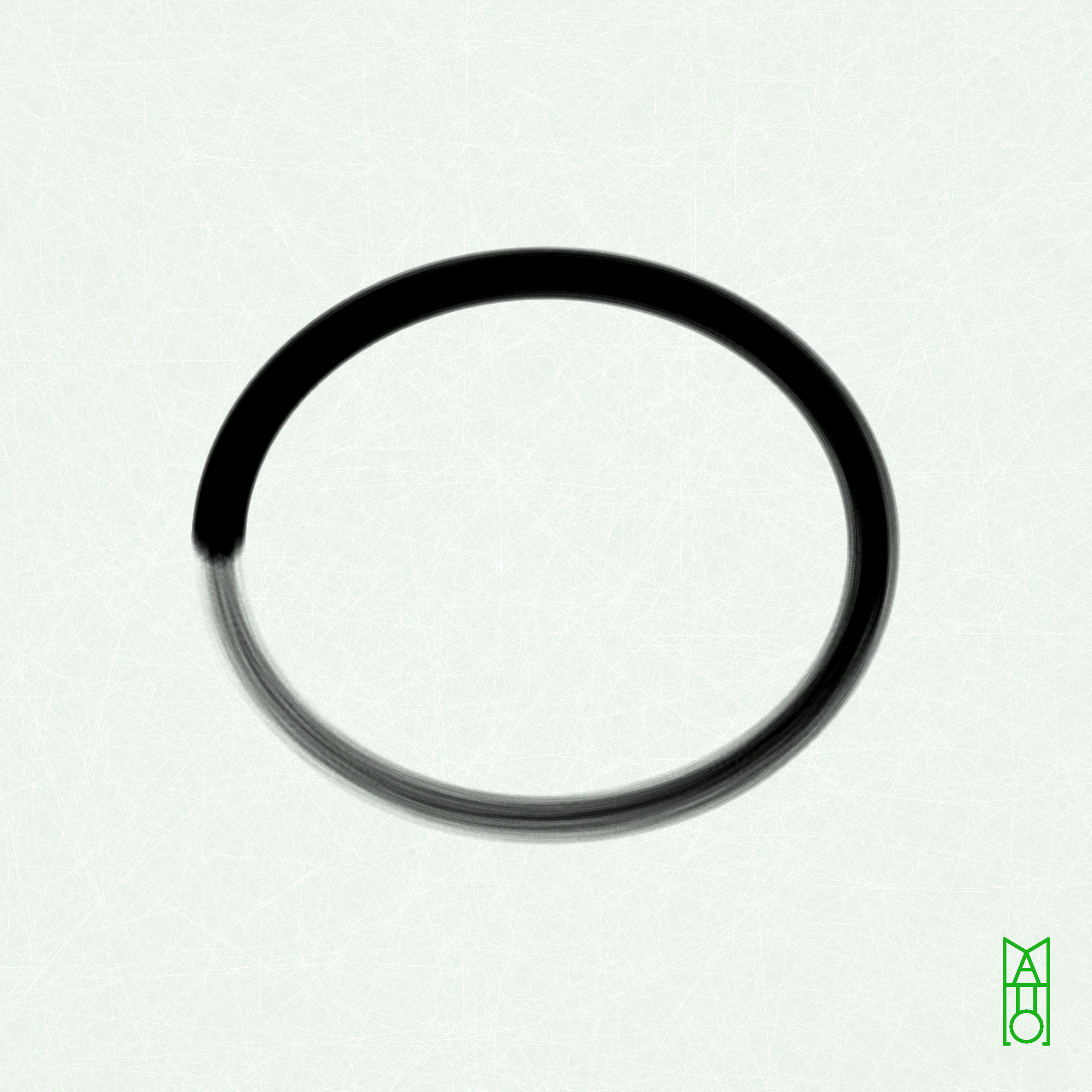 Art Blocks - Art Blocks v2 - Ensō #119 - NFT # 34000119