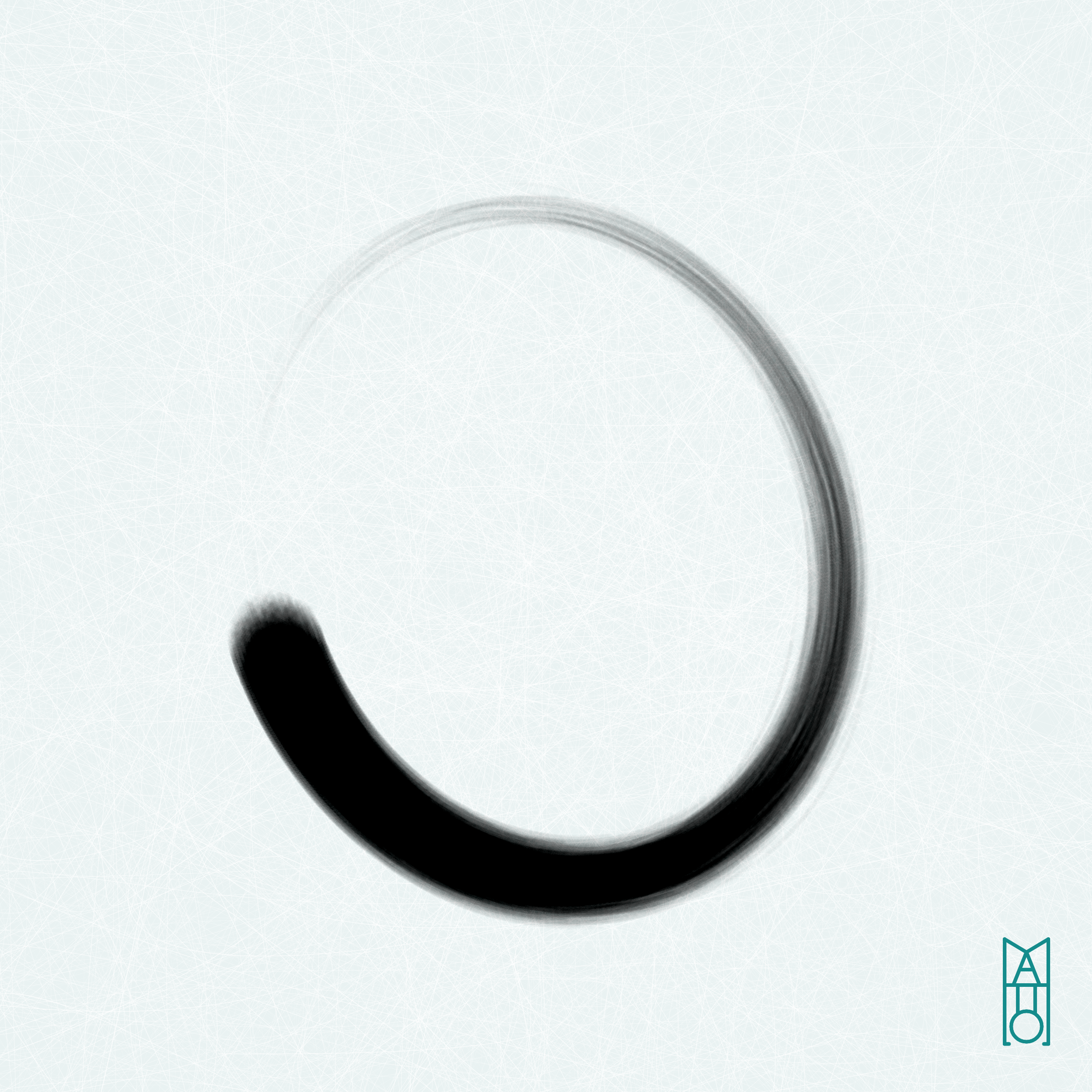 Art Blocks - Art Blocks v2 - Ensō #124 - NFT # 34000124