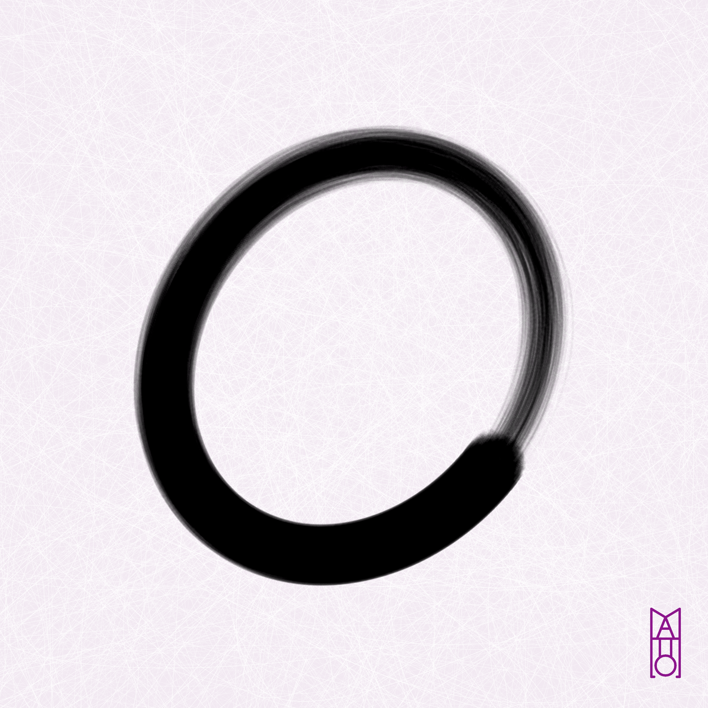 Art Blocks - Art Blocks v2 - Ensō #128 - NFT # 34000128