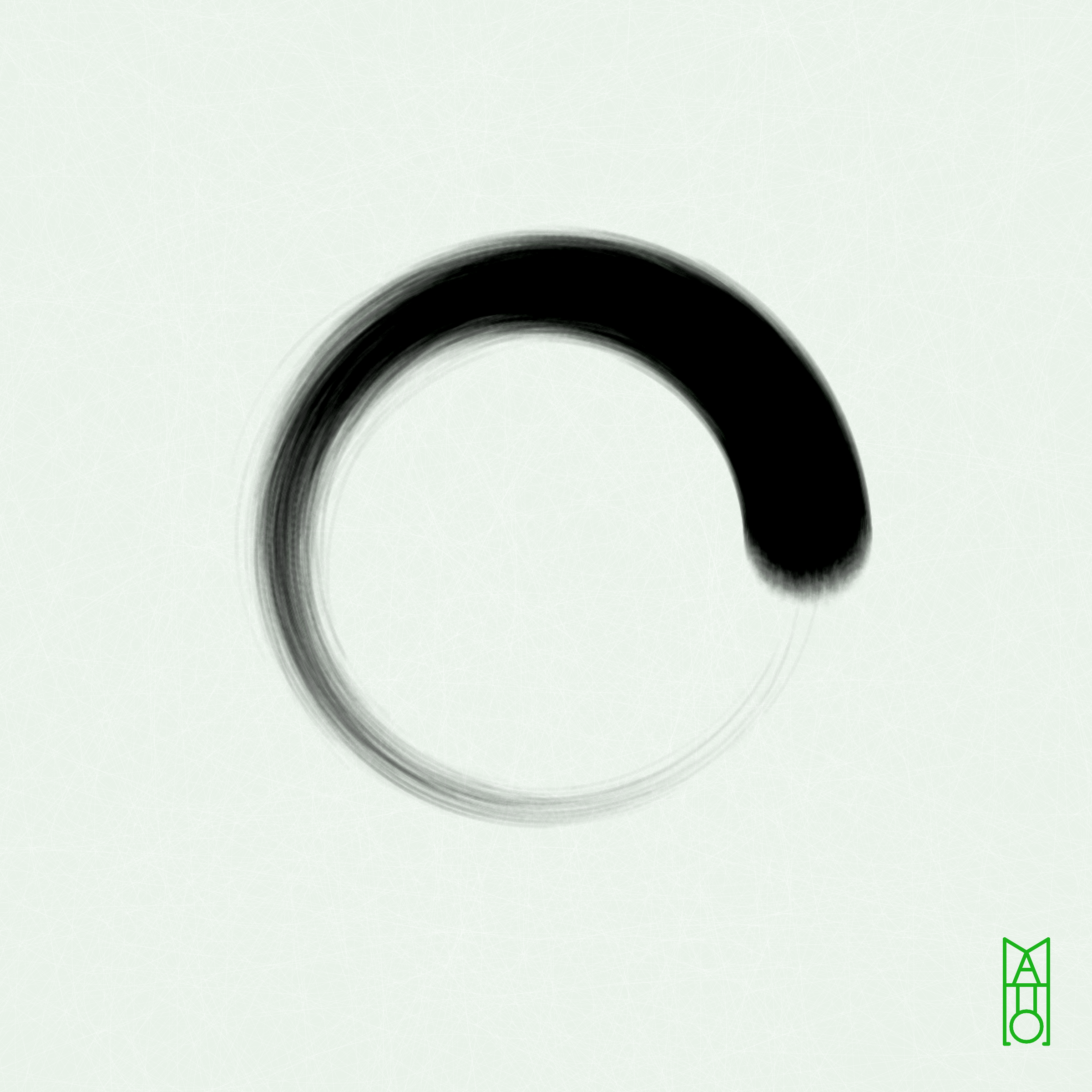 Art Blocks - Art Blocks v2 - Ensō #130 - NFT # 34000130